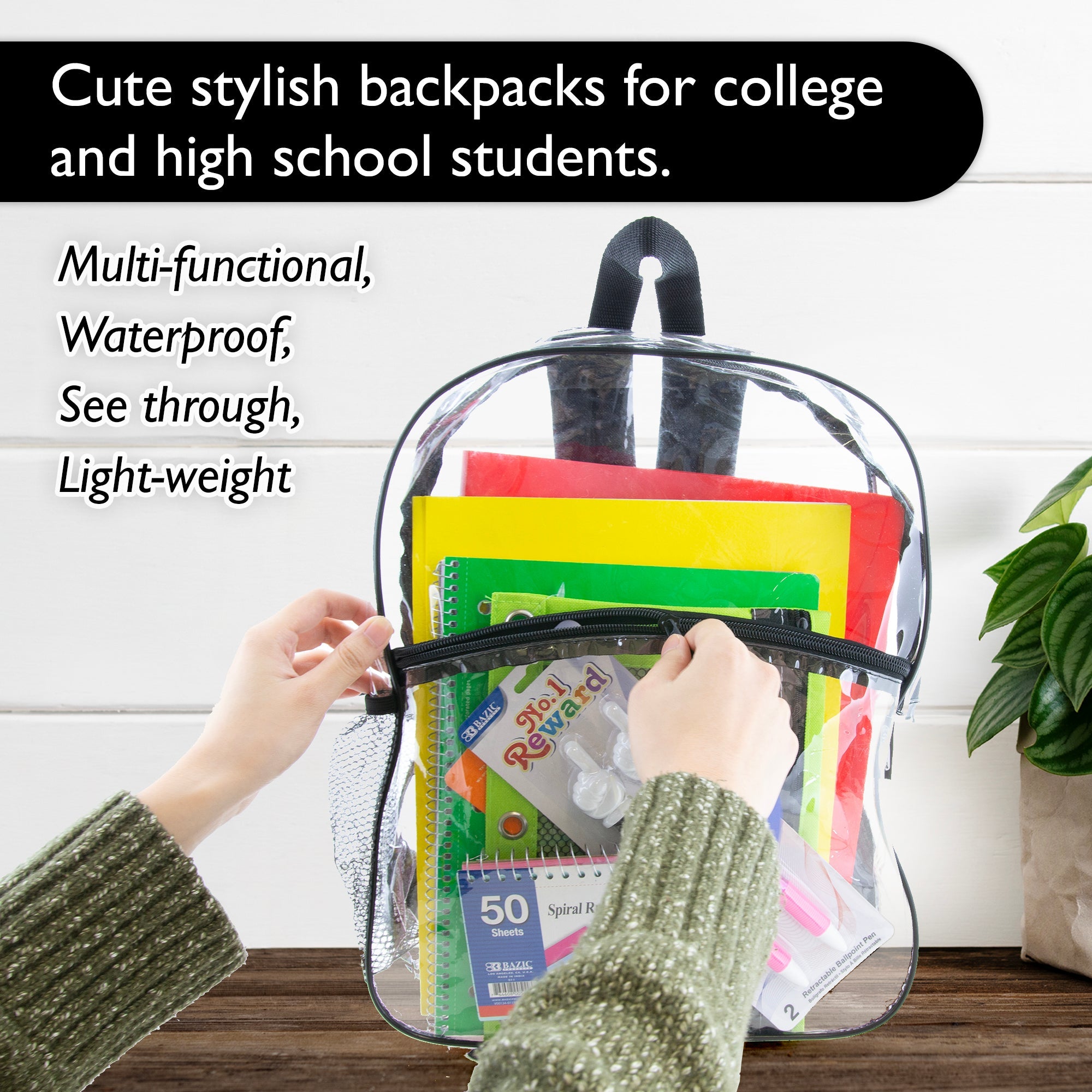 Clair Clear Backpack 15"