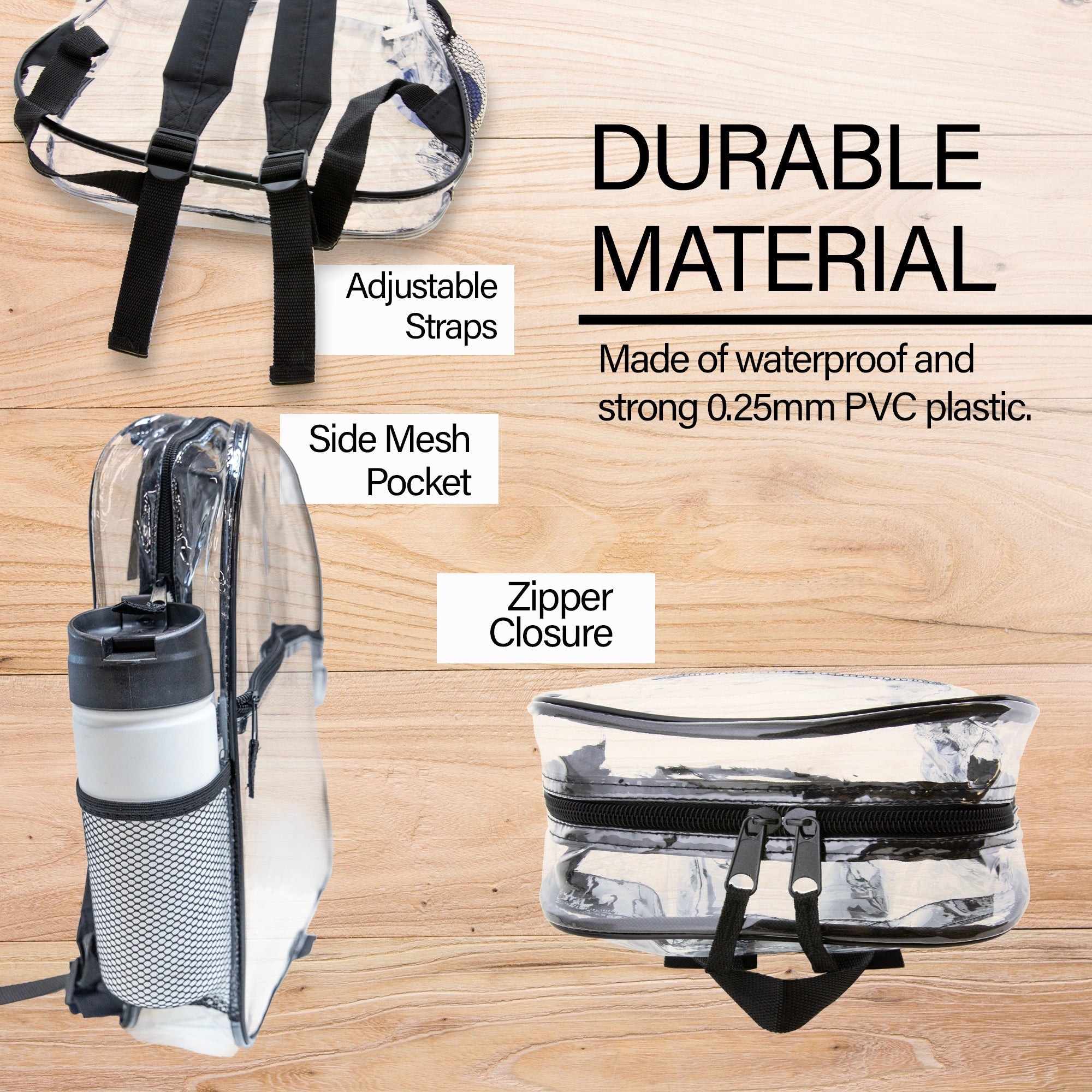 Clair Clear Backpack 15"
