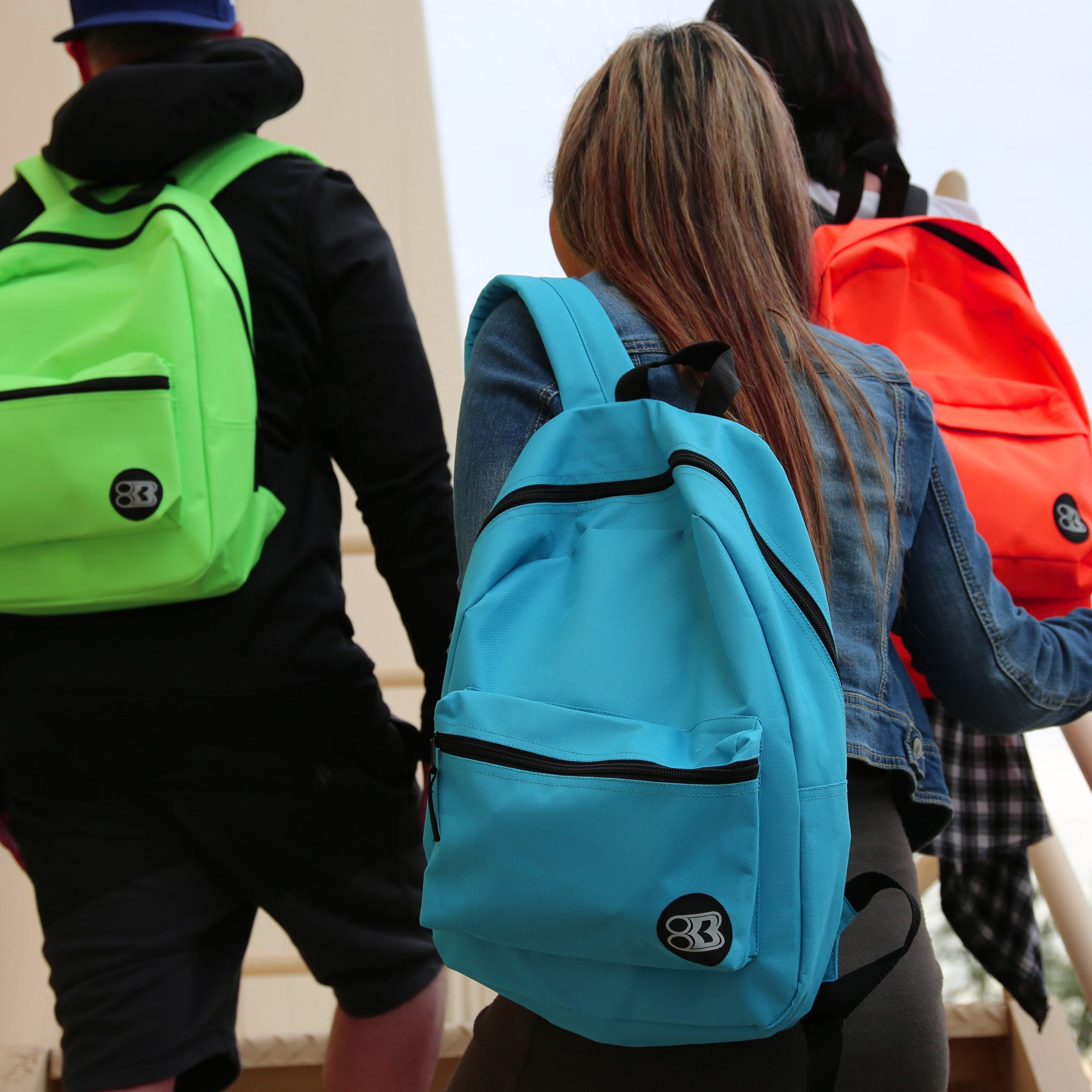 Basic 16" Navy Blue Basic Backpack