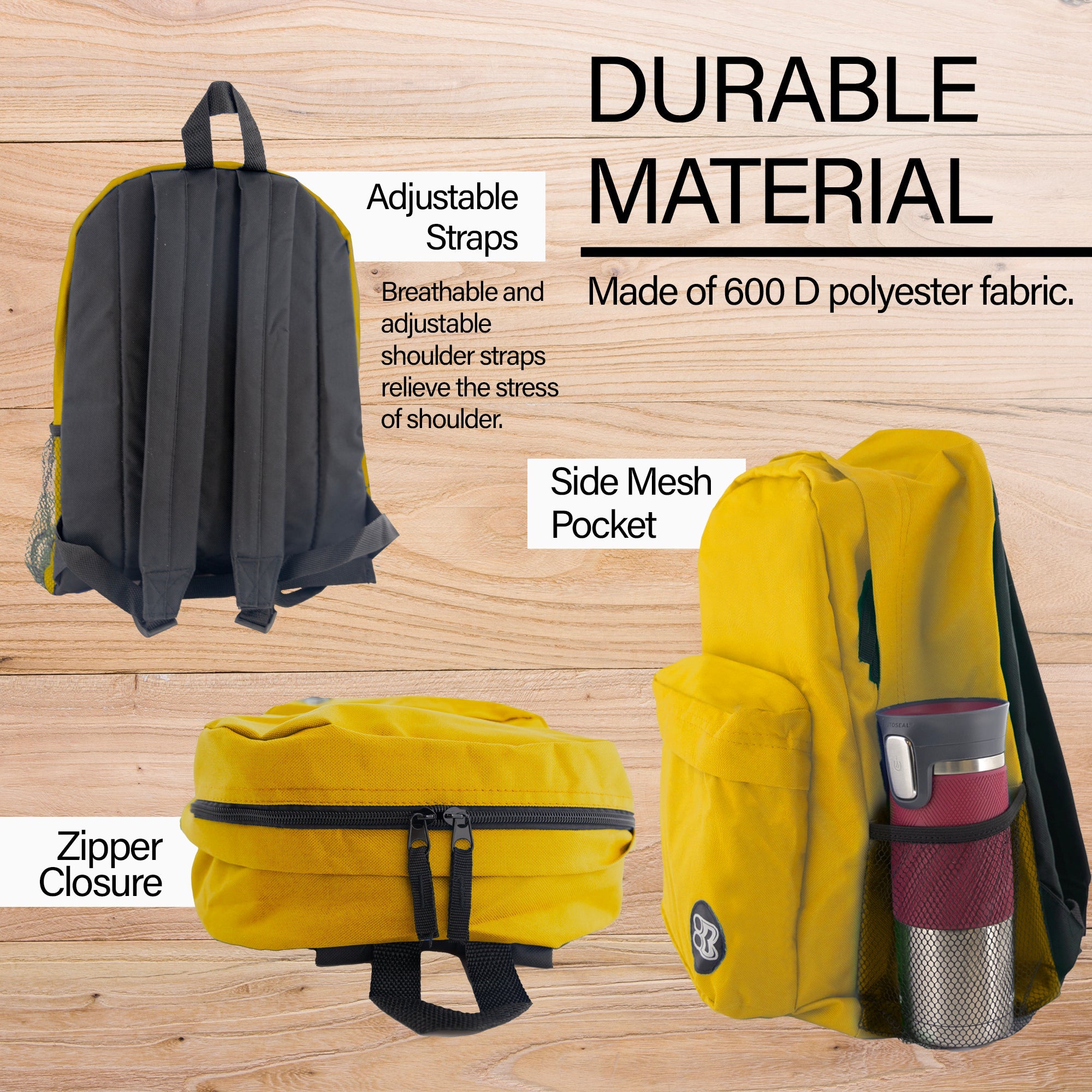 Classic 17" Backpack Mustard