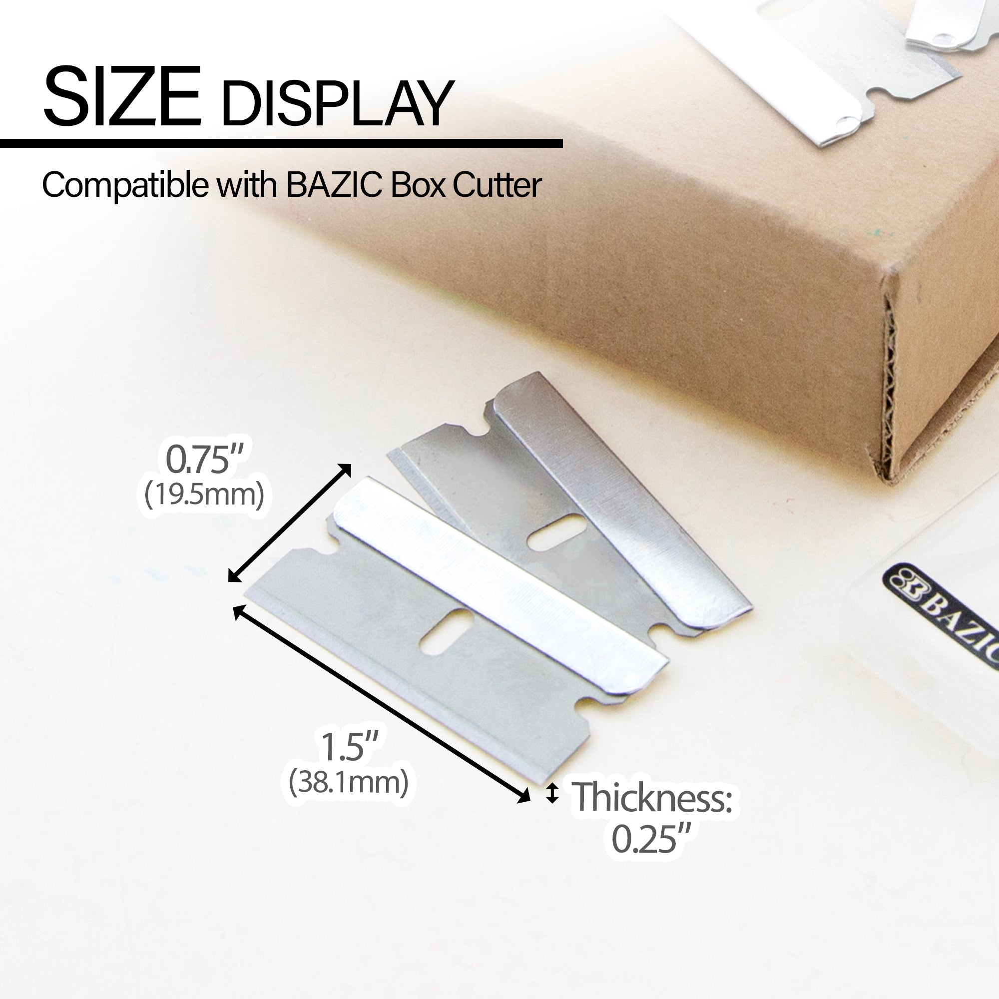 Replacement Razor Blade w/ Tube (8/Tube)