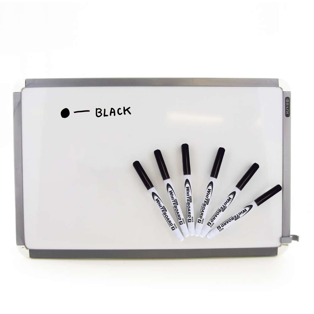 Fine Tip Black Dry-Erase Marker (4/Pack)
