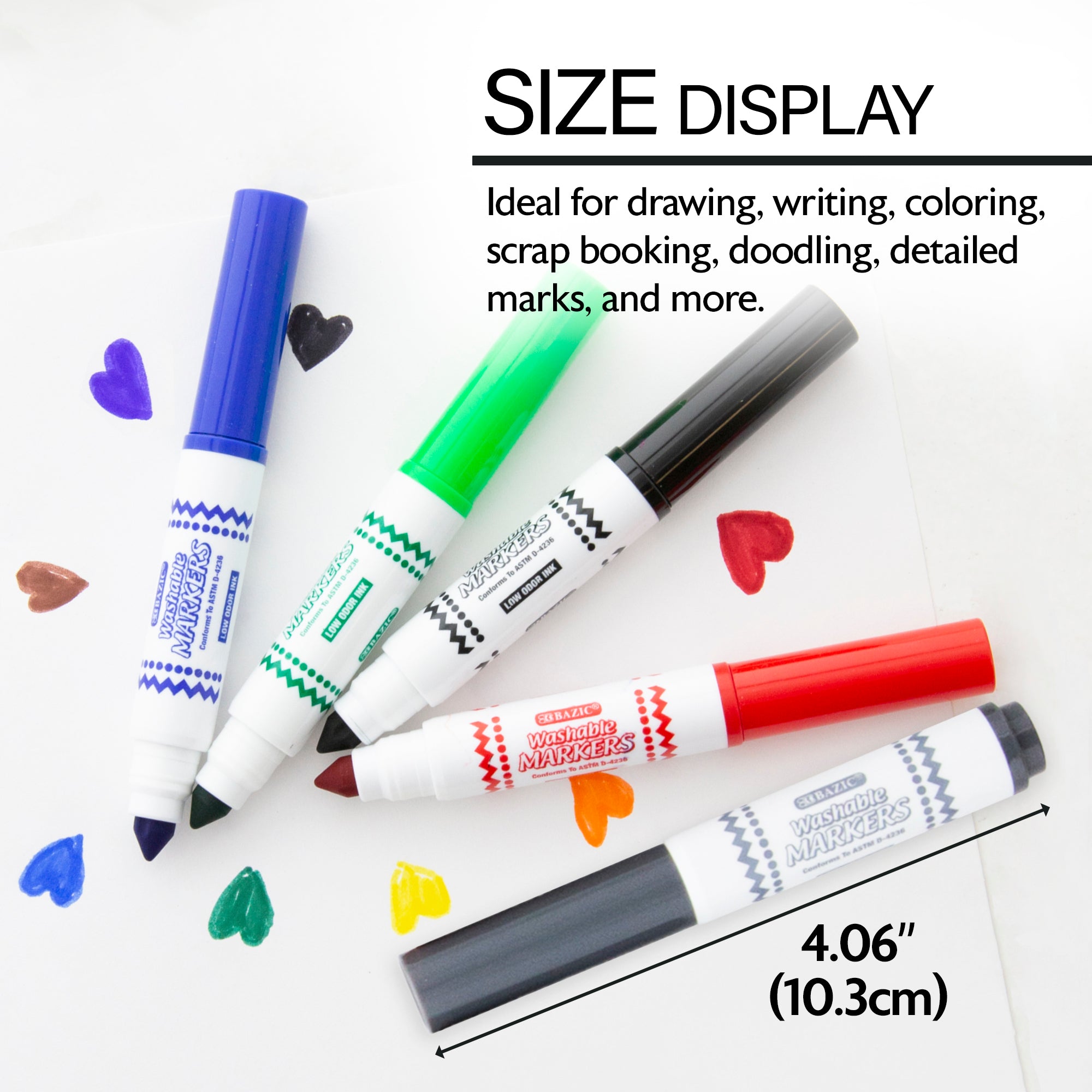 Washable Markers Broad Line Mini 10 Color