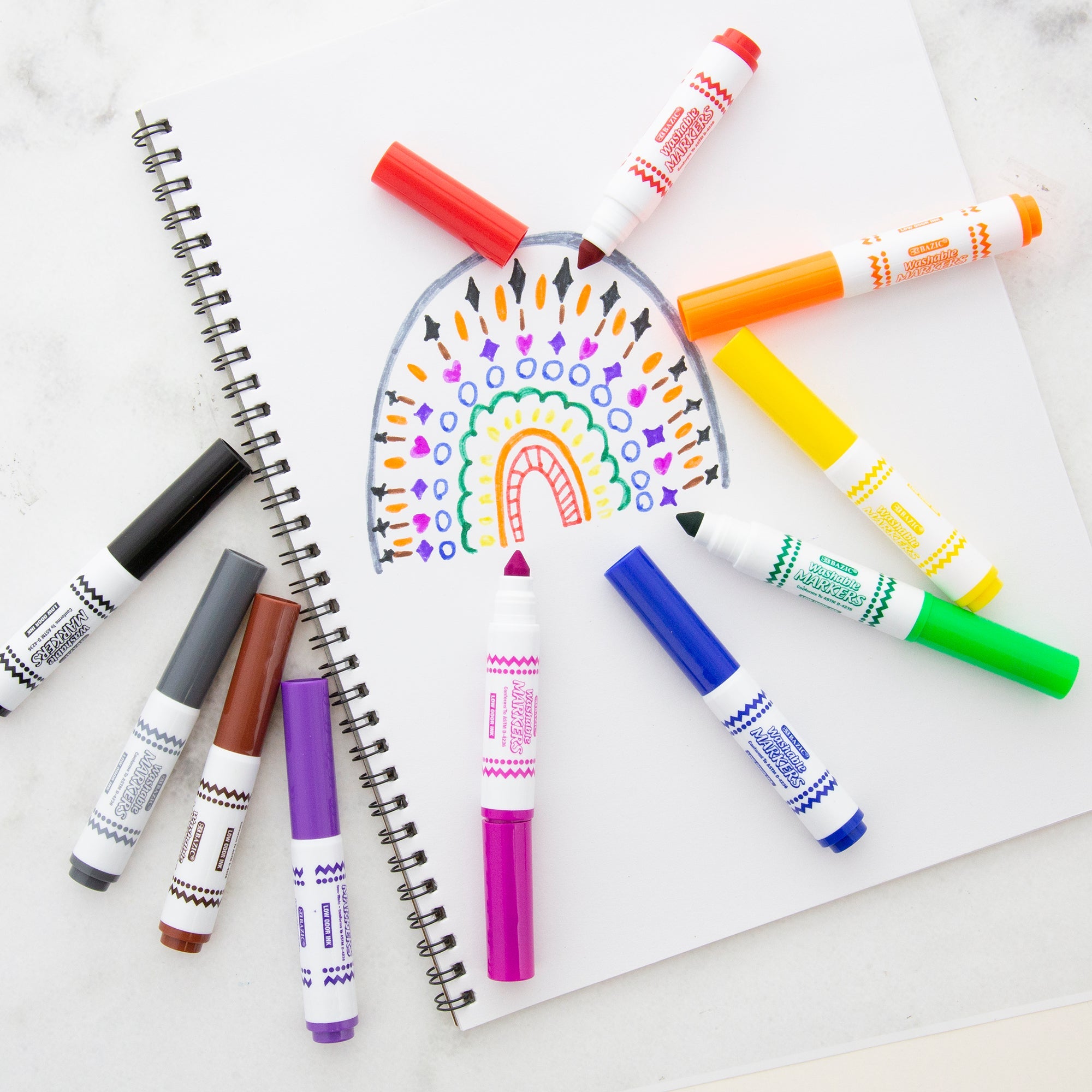 Washable Markers Broad Line Mini 10 Color