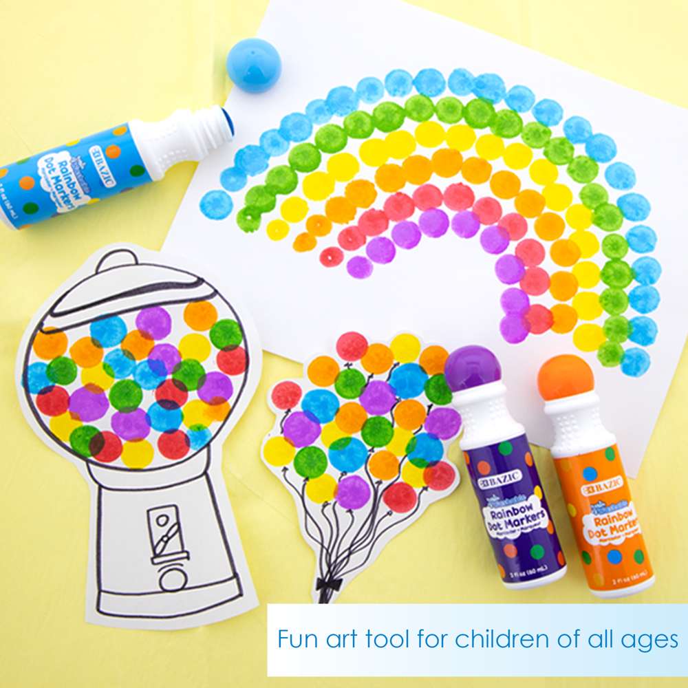 Dot Markers Washable (6 Color/Pack)