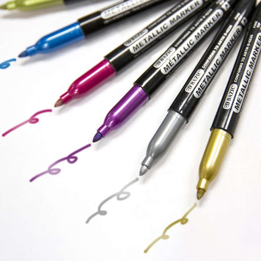 6 Metallic Markers