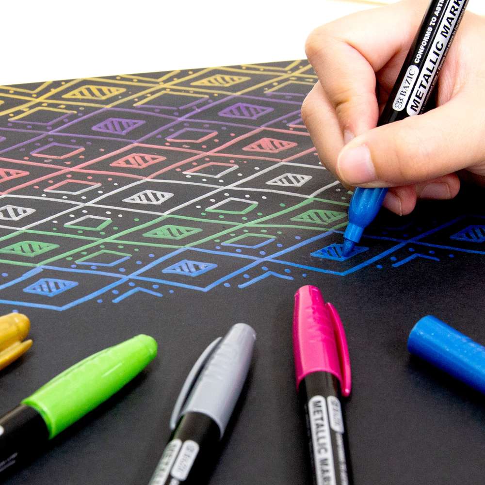 6 Metallic Markers