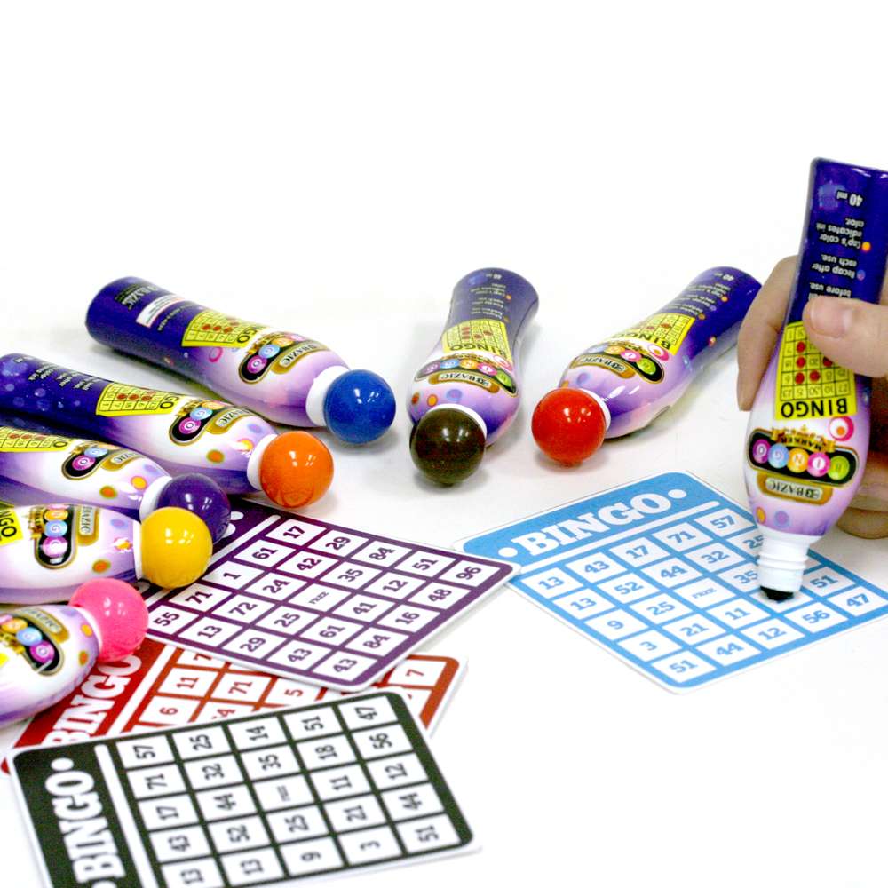 Assorted Color 40 ml Bingo Marker