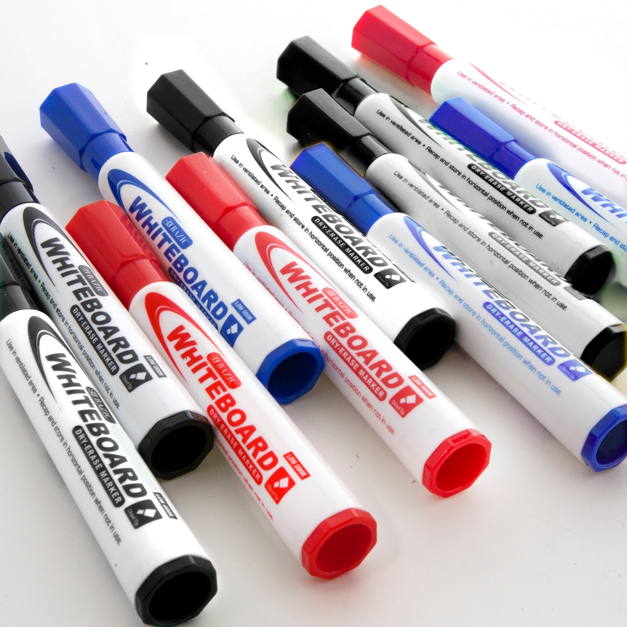 Chisel Tip Assorted Color Dry-Erase Markers (3/Pack)