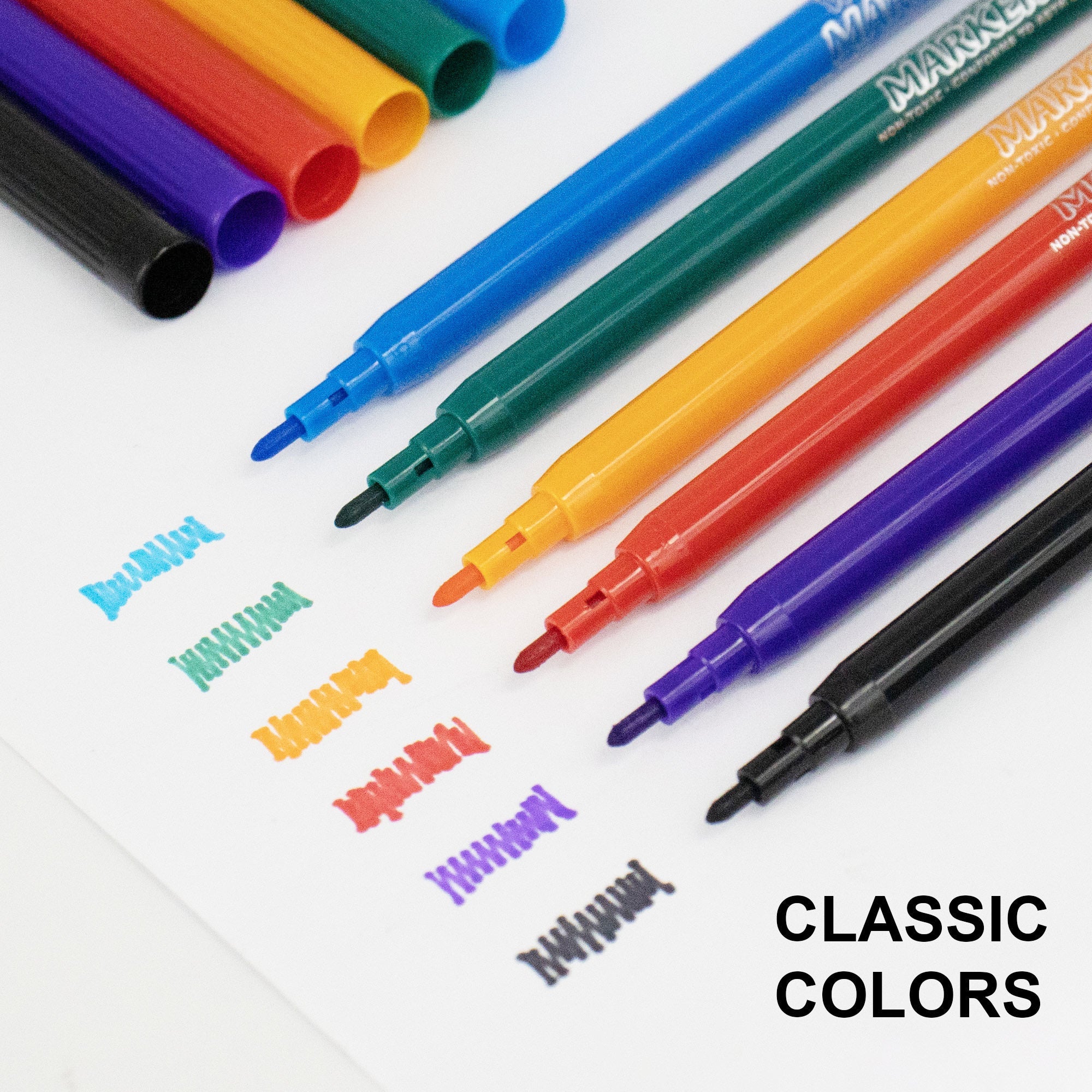 Fine Line 10 Colors Washable Markers