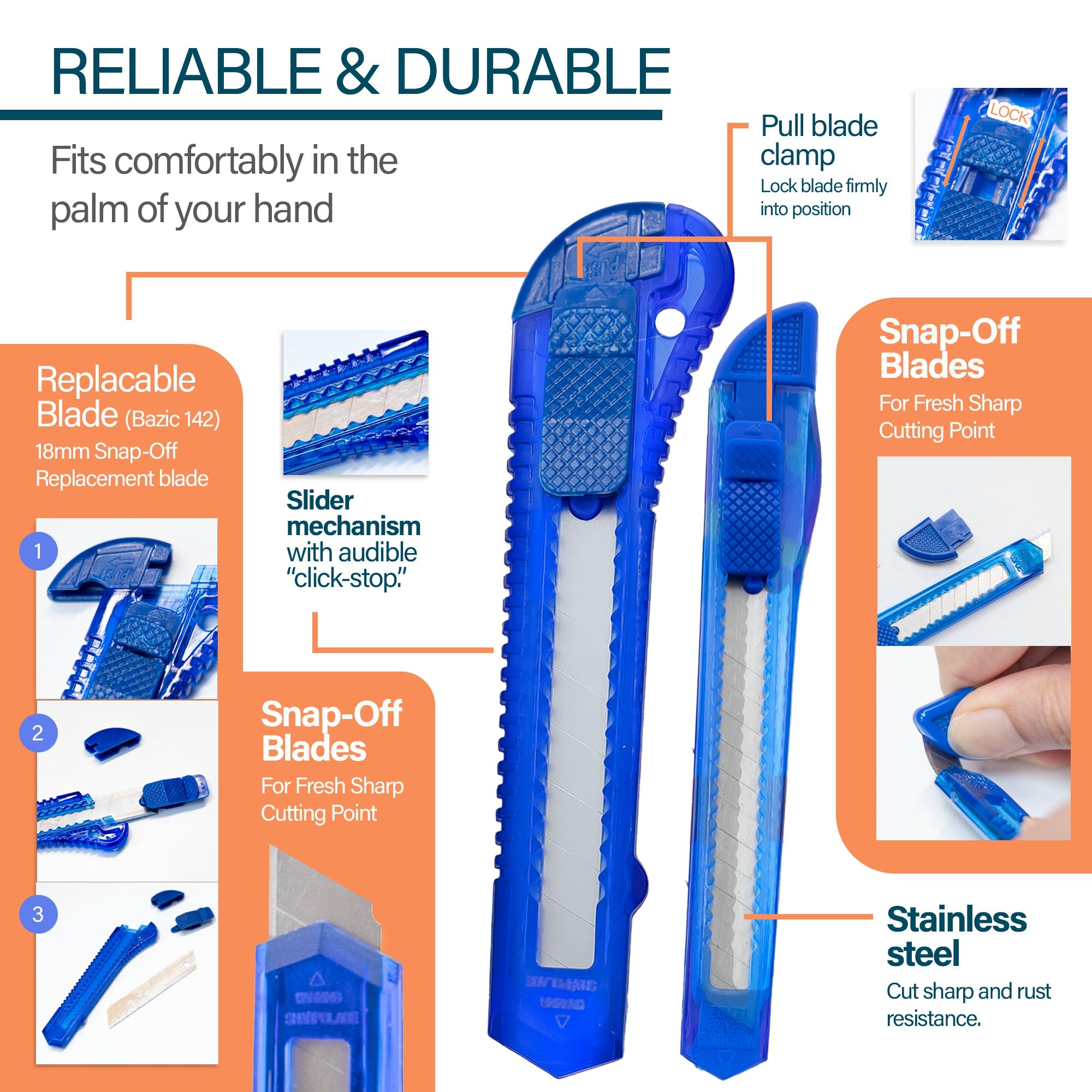 Multipurpose Cutter Jumbo & Mini (2/Pack)