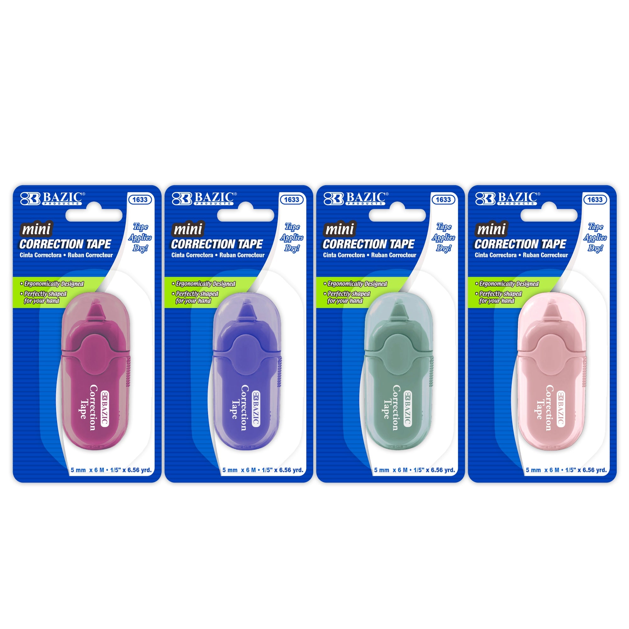Correction Tape Mini 5 mm x 236" w/ Protective Cap