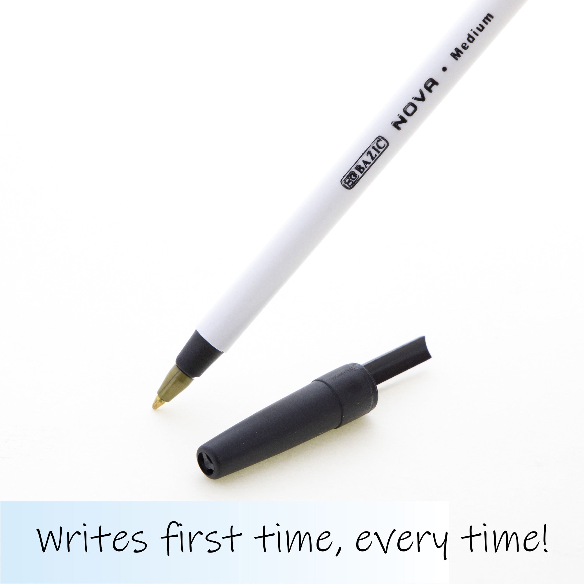 Nova (12/Box) Black Color Stick Pen