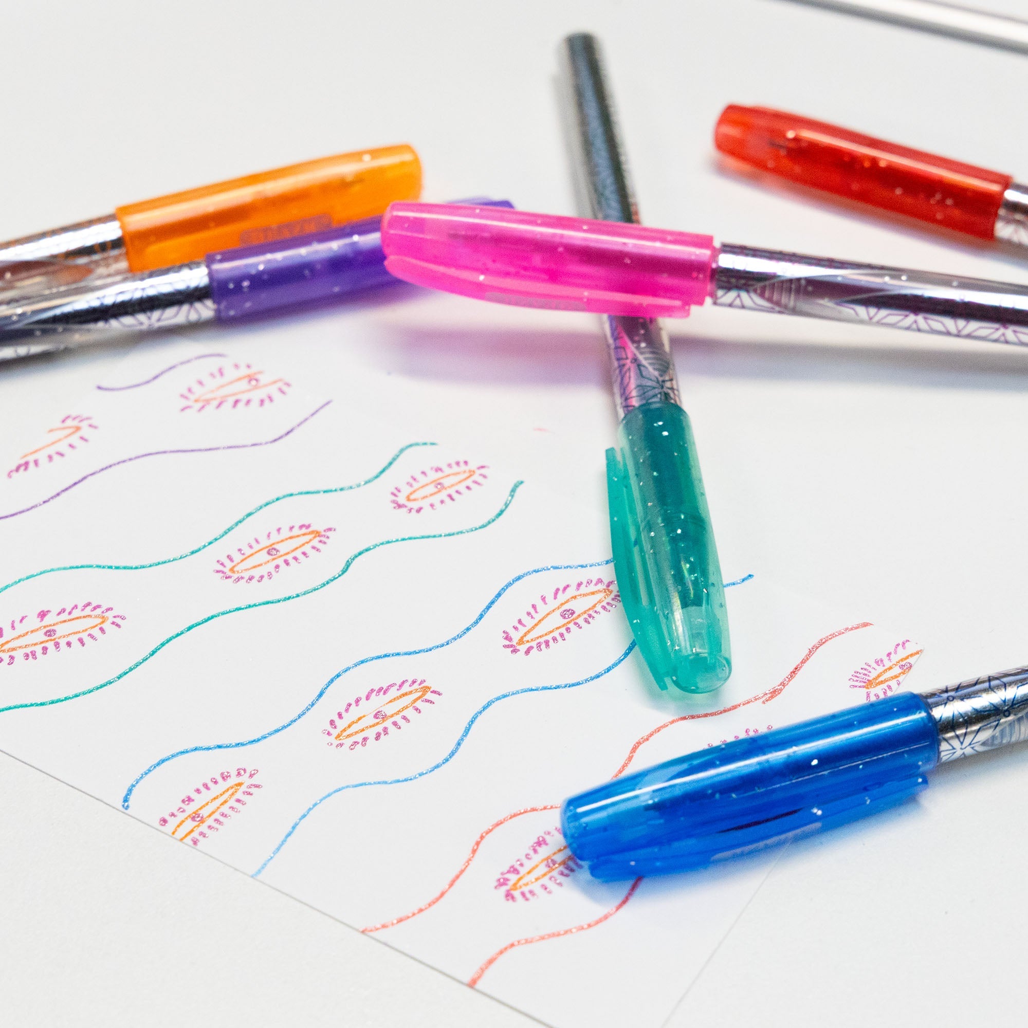 GeLuxe 6 Glitter Color Gel Roller Pen