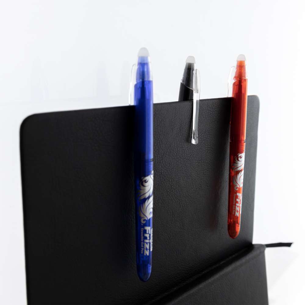 Frizz Assorted Color Erasable Gel Pen with Grip (3/Pack)