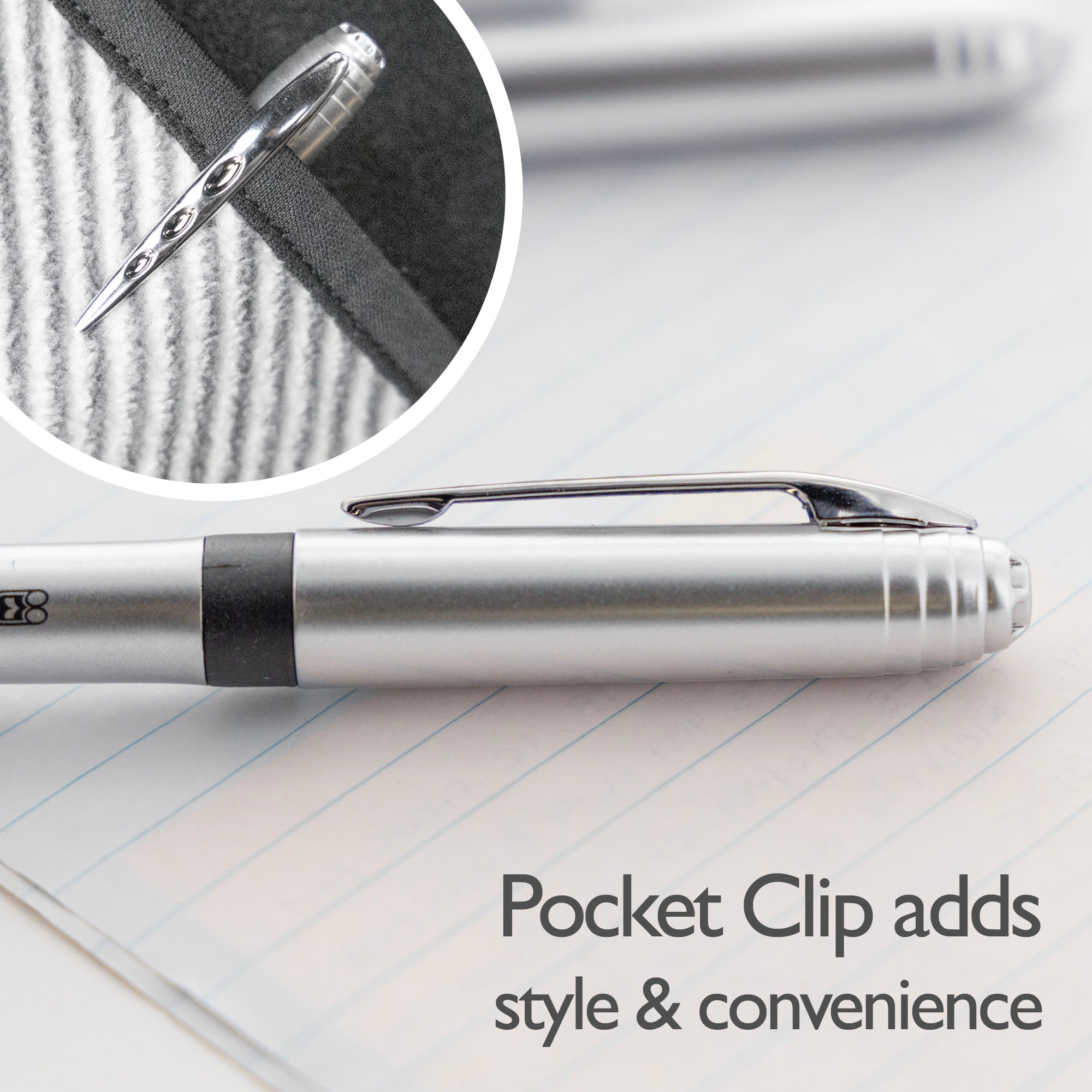 York Assorted Color Rollerball Pen w/ Grip (3/Pack)