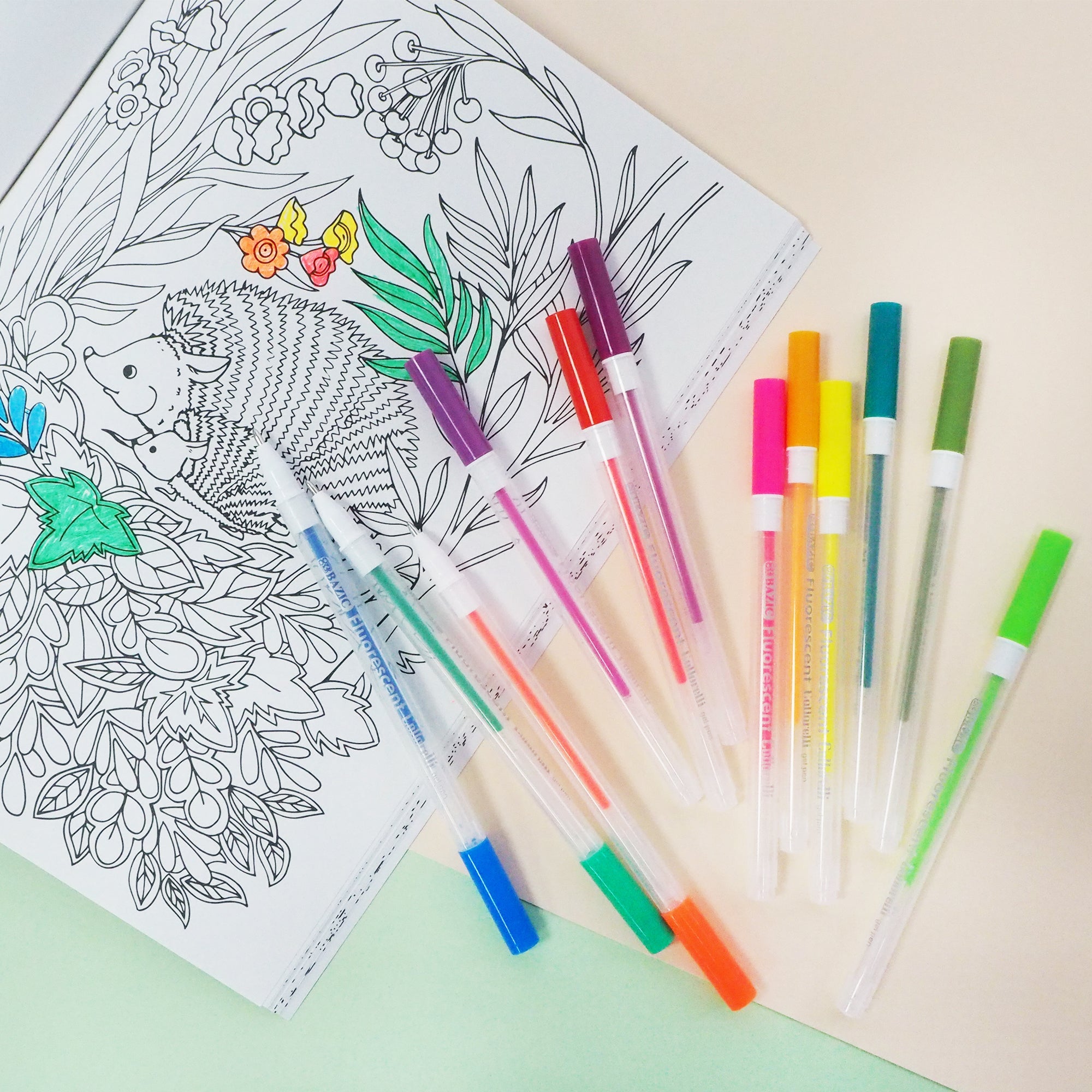 Collorelli Gel Pen 12 Fluorescent Color