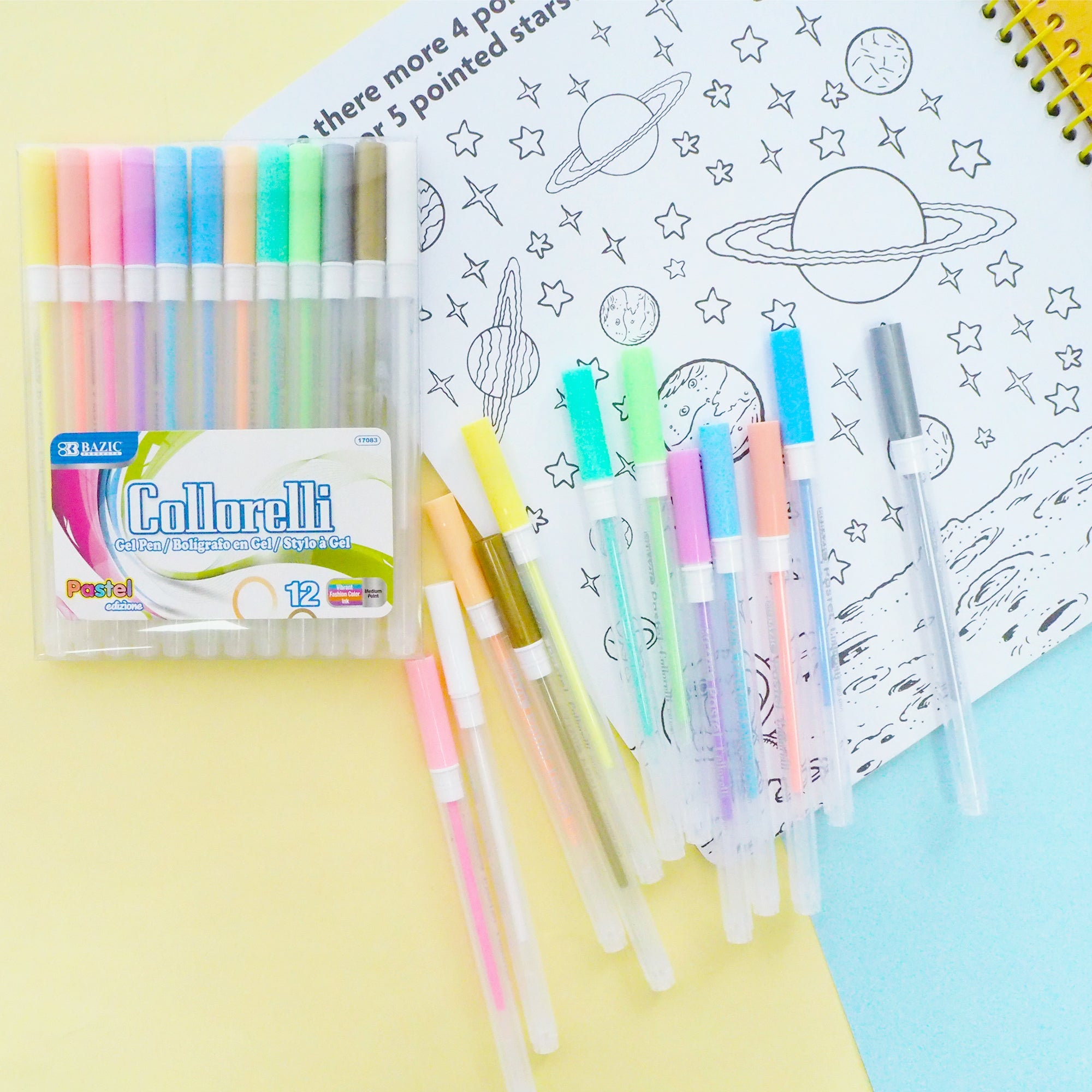Collorelli Gel Pen 12 Pastel Color