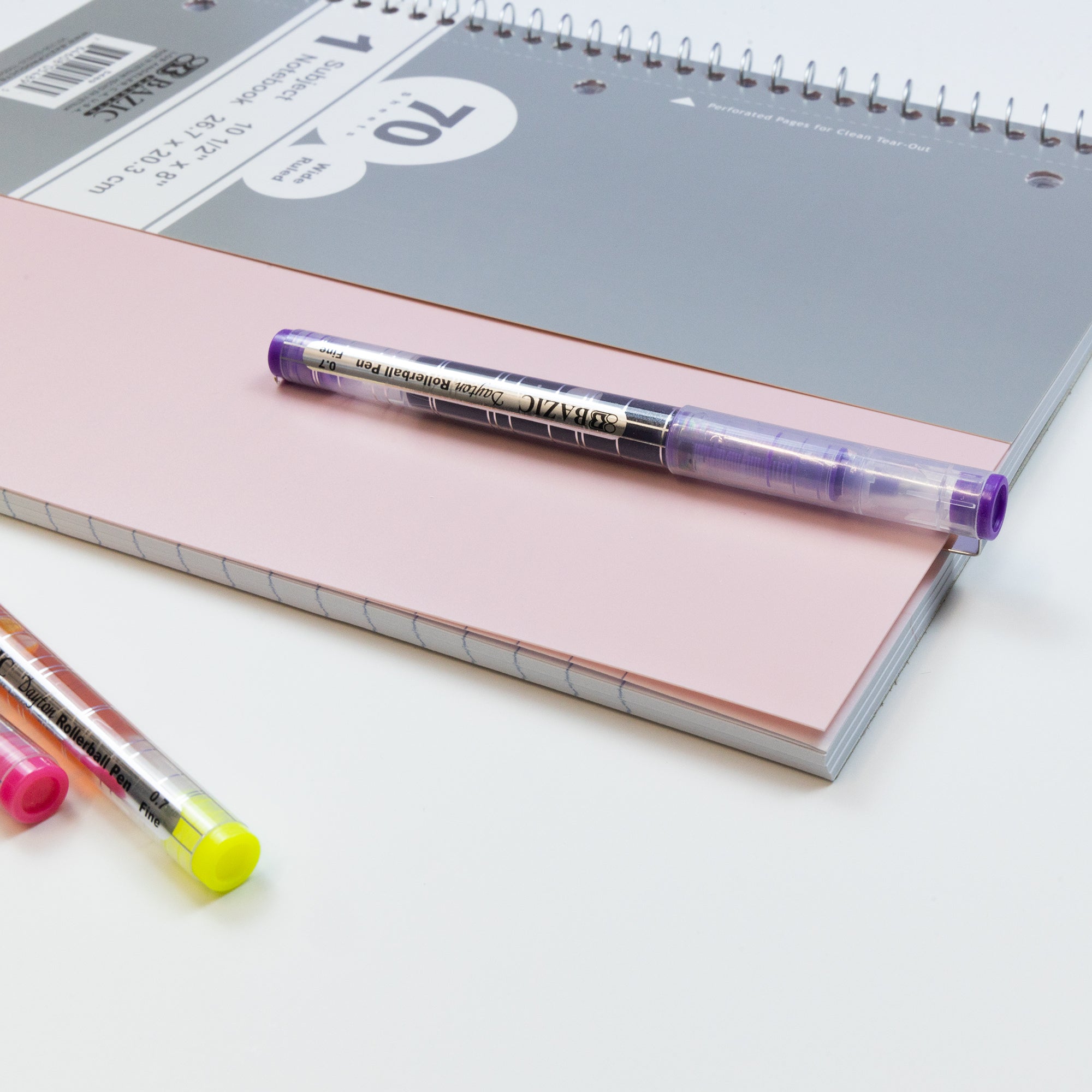 Dayton 6 Color Rollerball Pen w/ Metal Clip