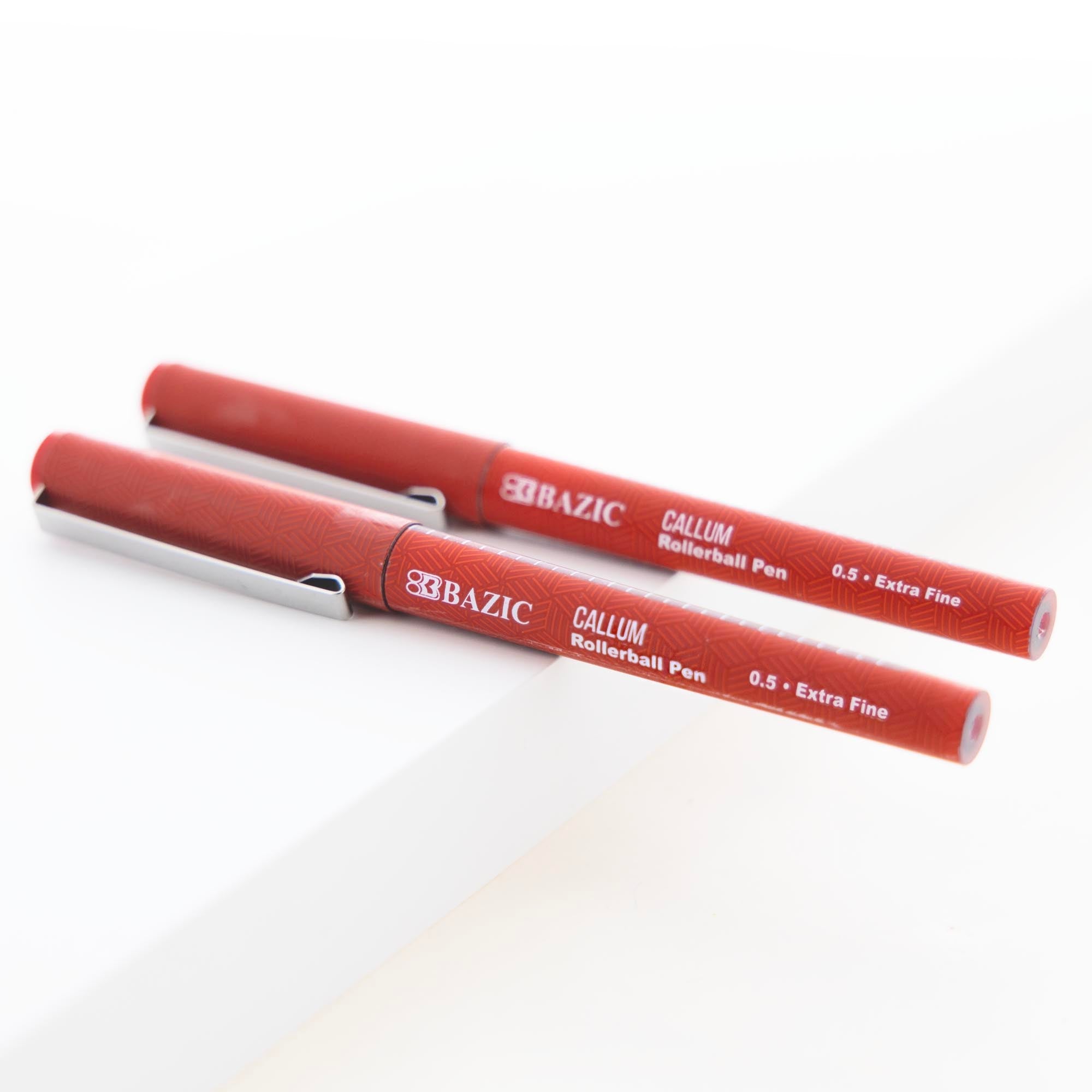 Callum Red Needle-Tip Rollerball Pen (2/Pack)