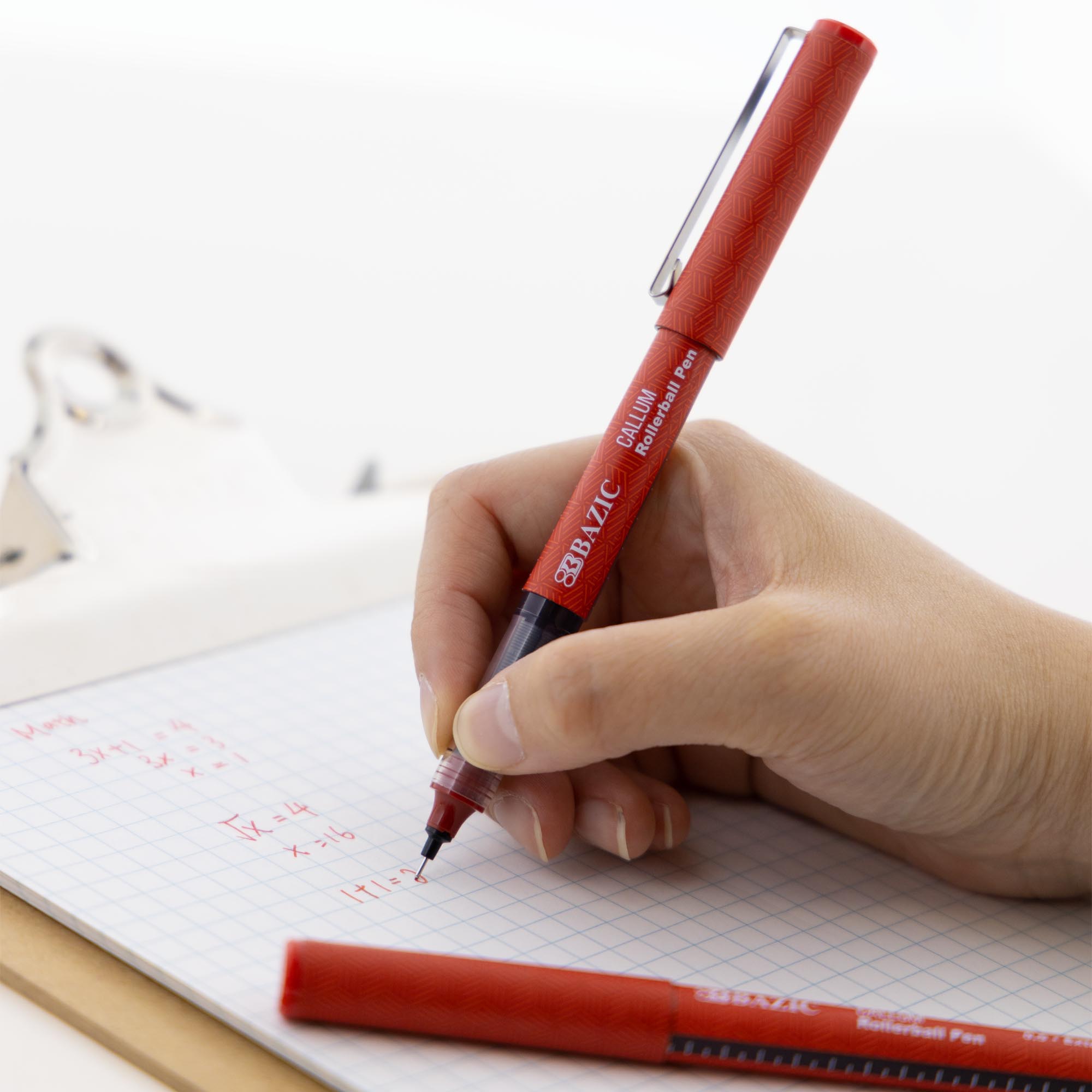 Callum Red Needle-Tip Rollerball Pen (2/Pack)