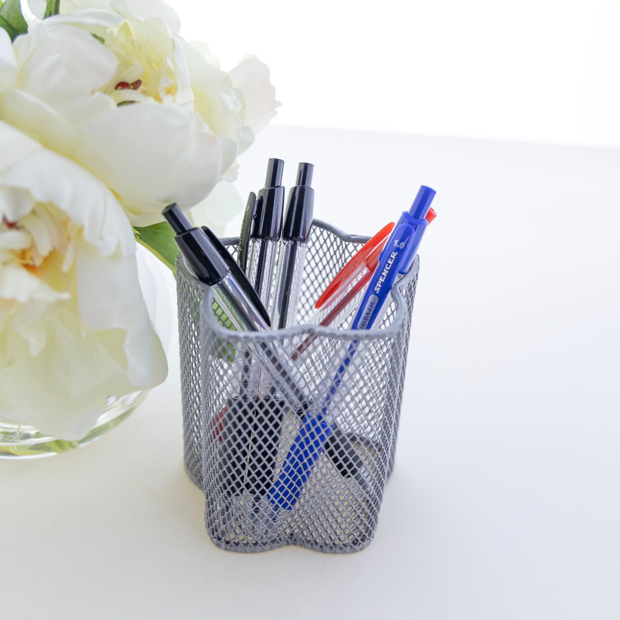Spencer Assorted Color Retractable Pen Cushion Grip (5/Pack)