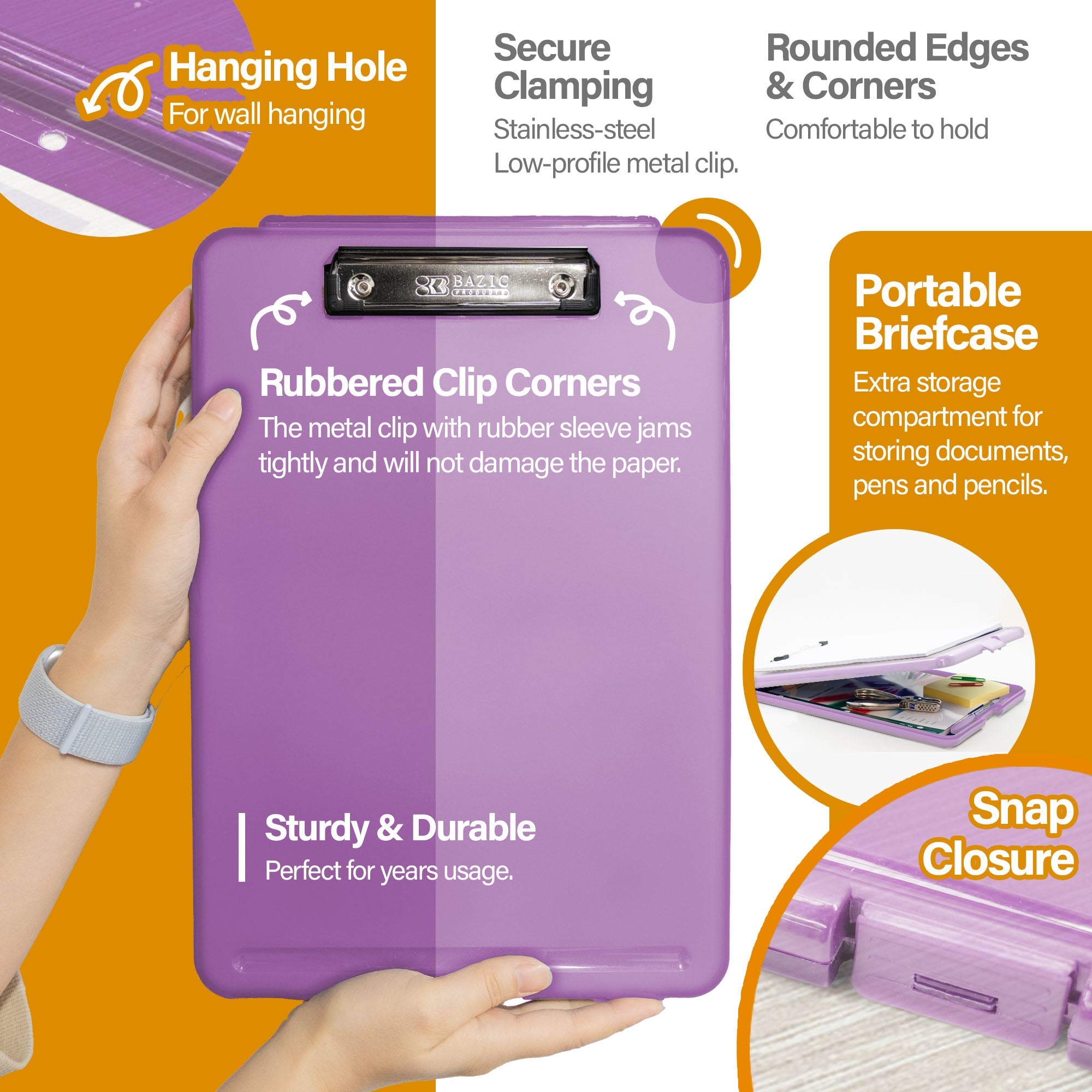 Clipboard Storage Case - Translucent