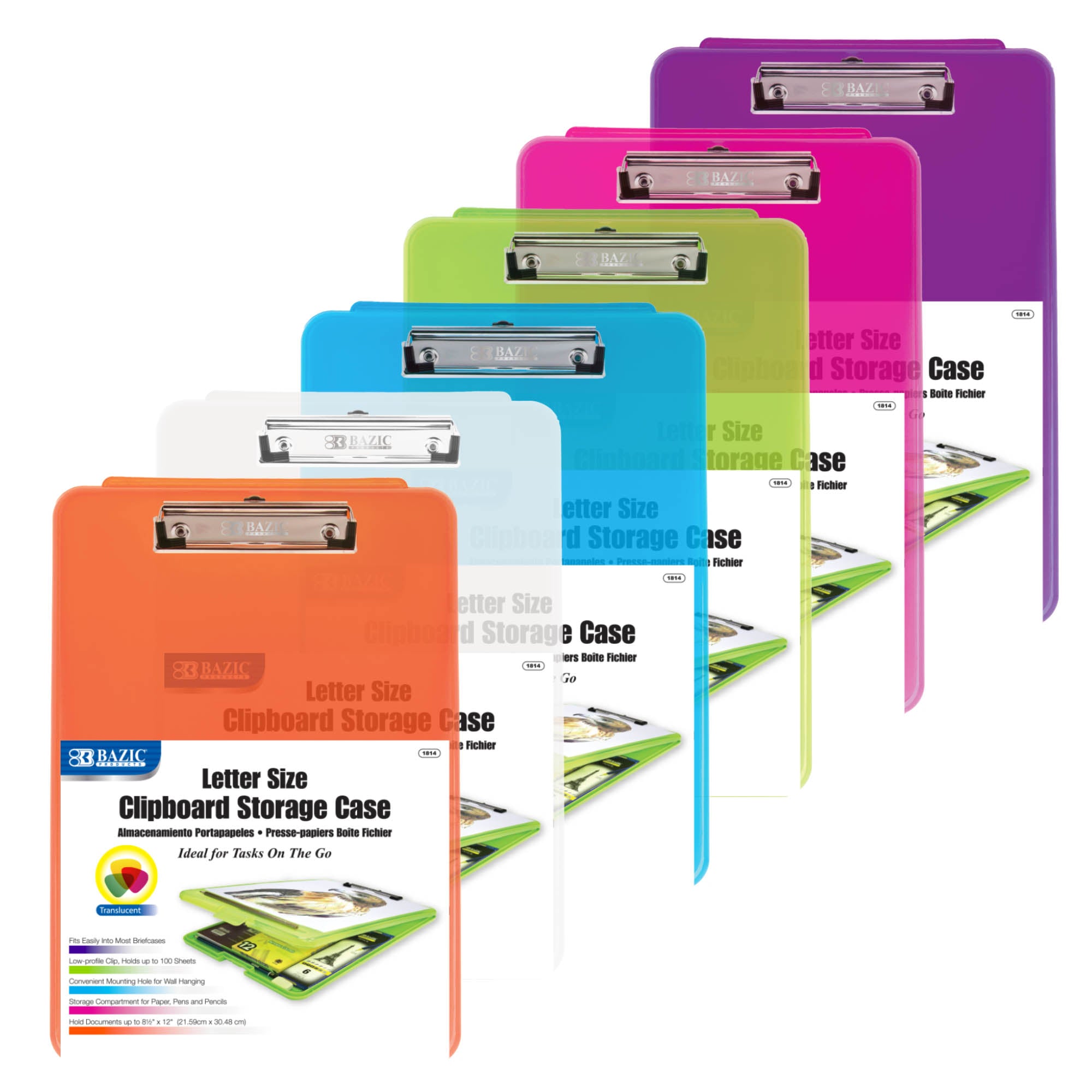 Clipboard Storage Case - Translucent