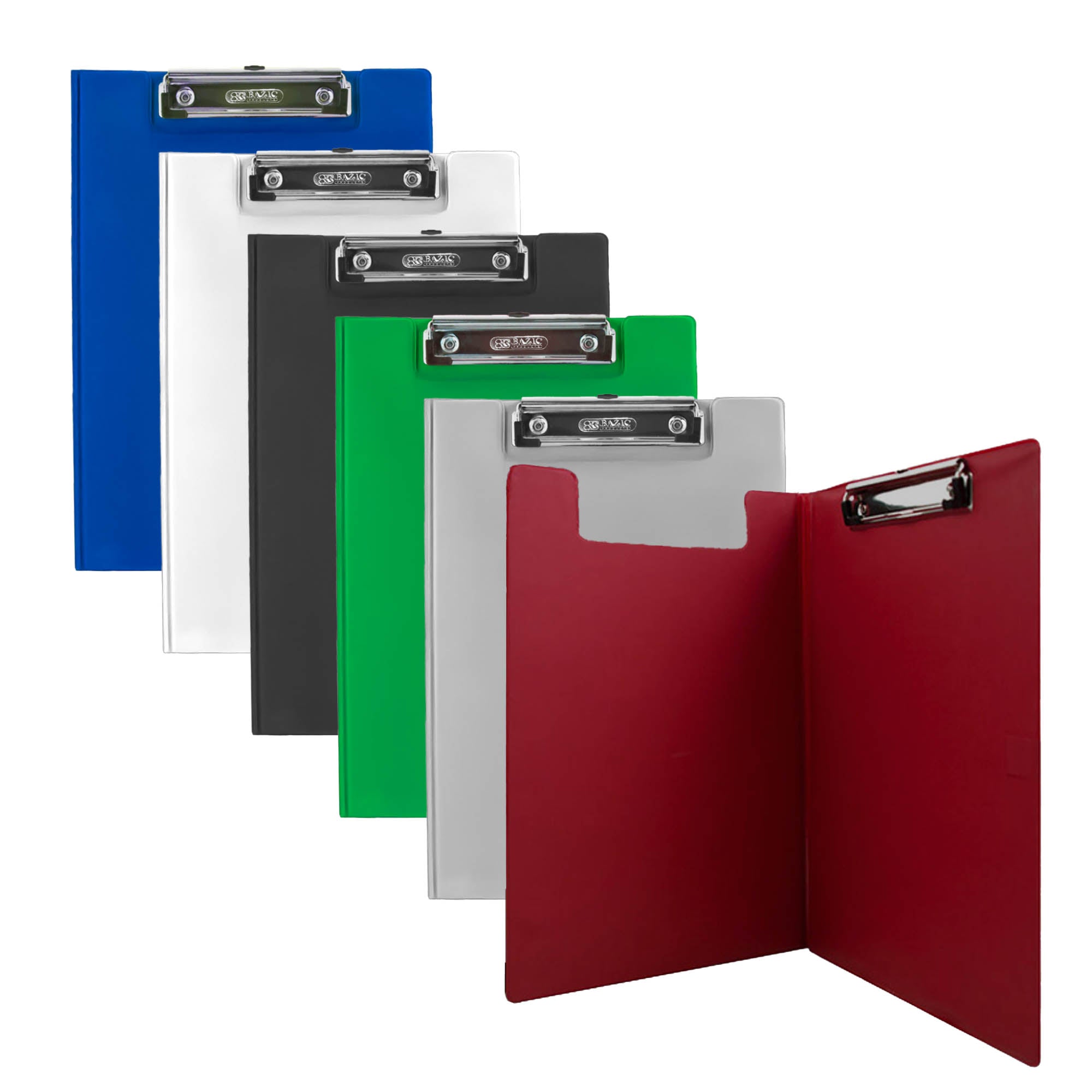 PVC Clipboard A4 Size Folder w/ Low Profile Clip