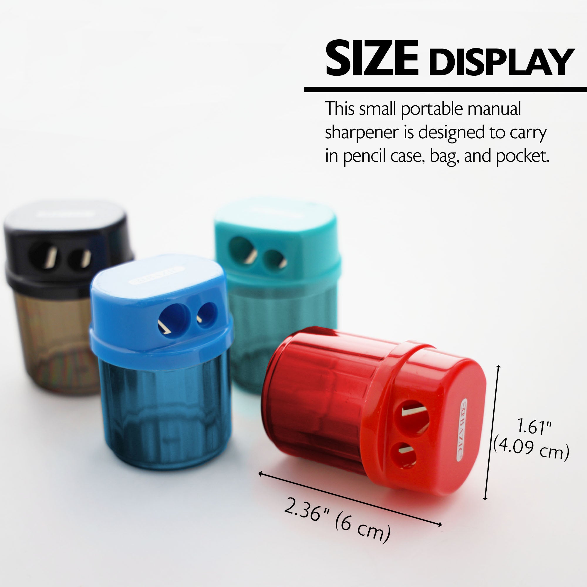 Owen Dual Hole Sharpener w/ Round Receptacle