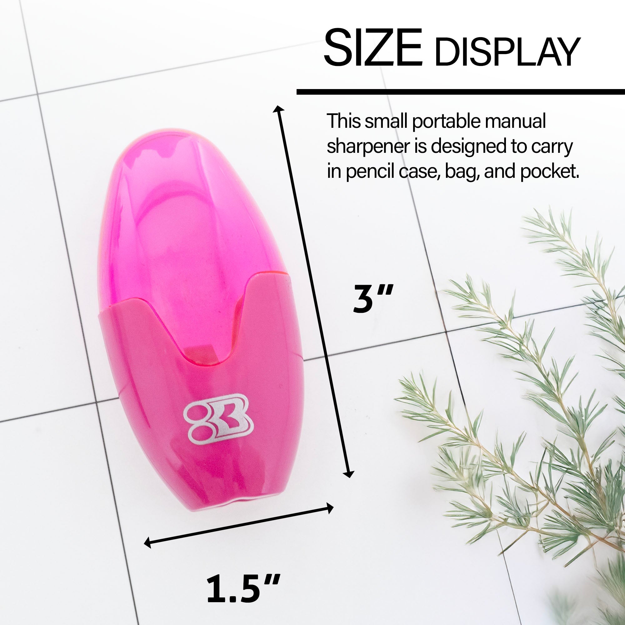 Noah Sharpener w/ Receptacle (3/Pack)