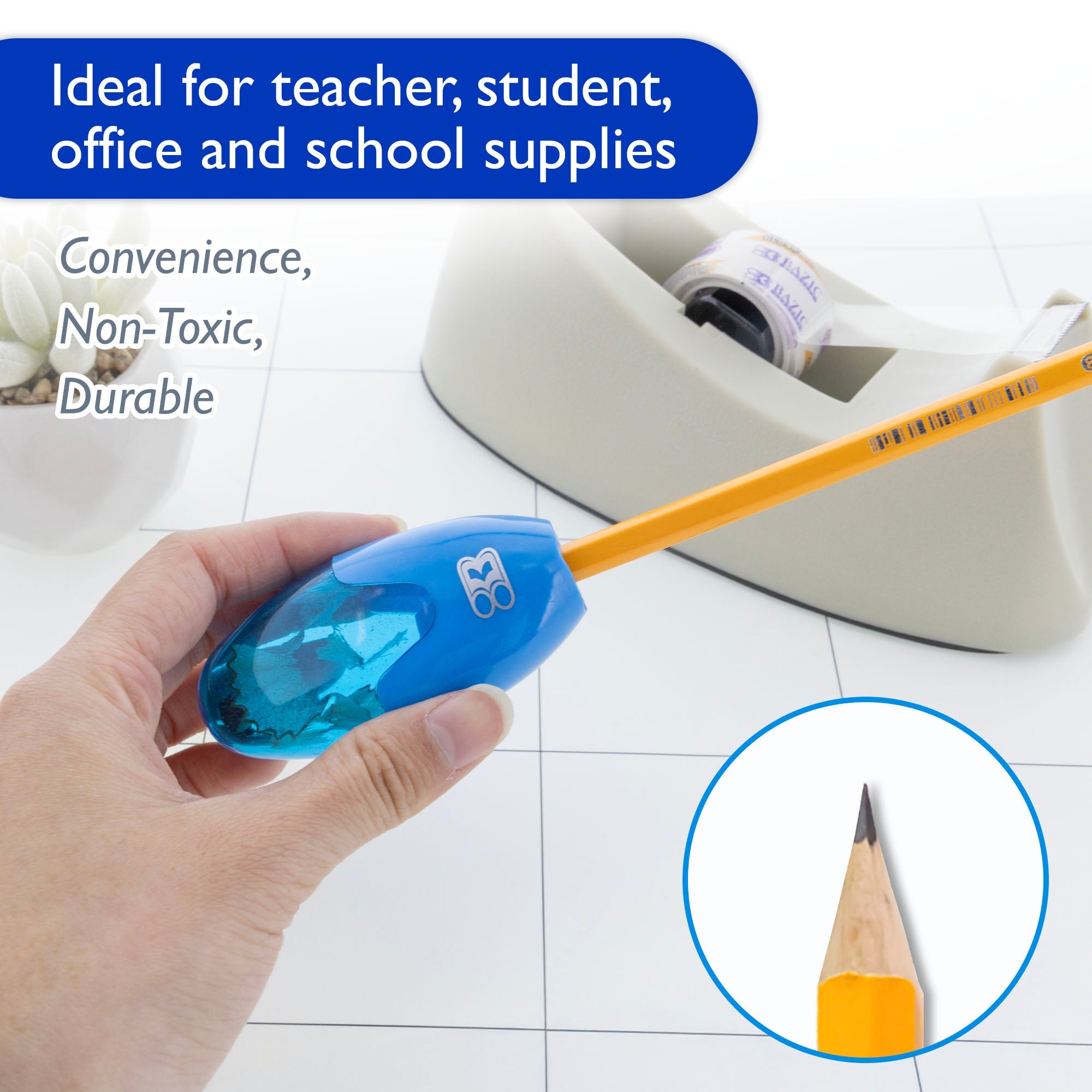 Noah Sharpener w/ Receptacle (3/Pack)