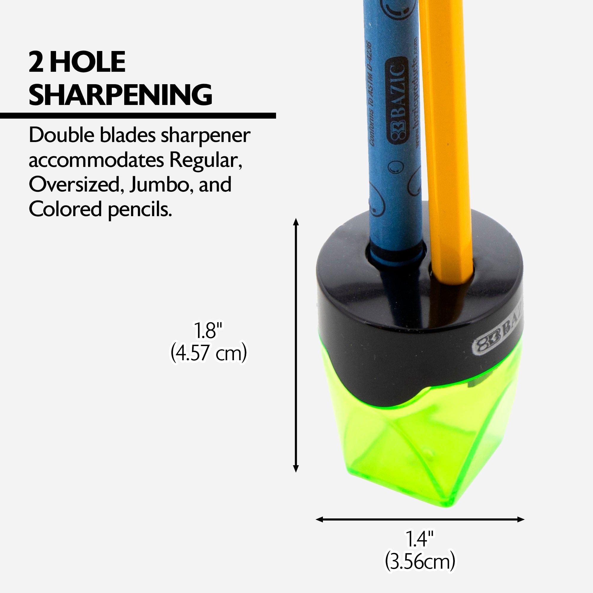Quinn Dual Hole Sharpener w/ Diamond Receptacle