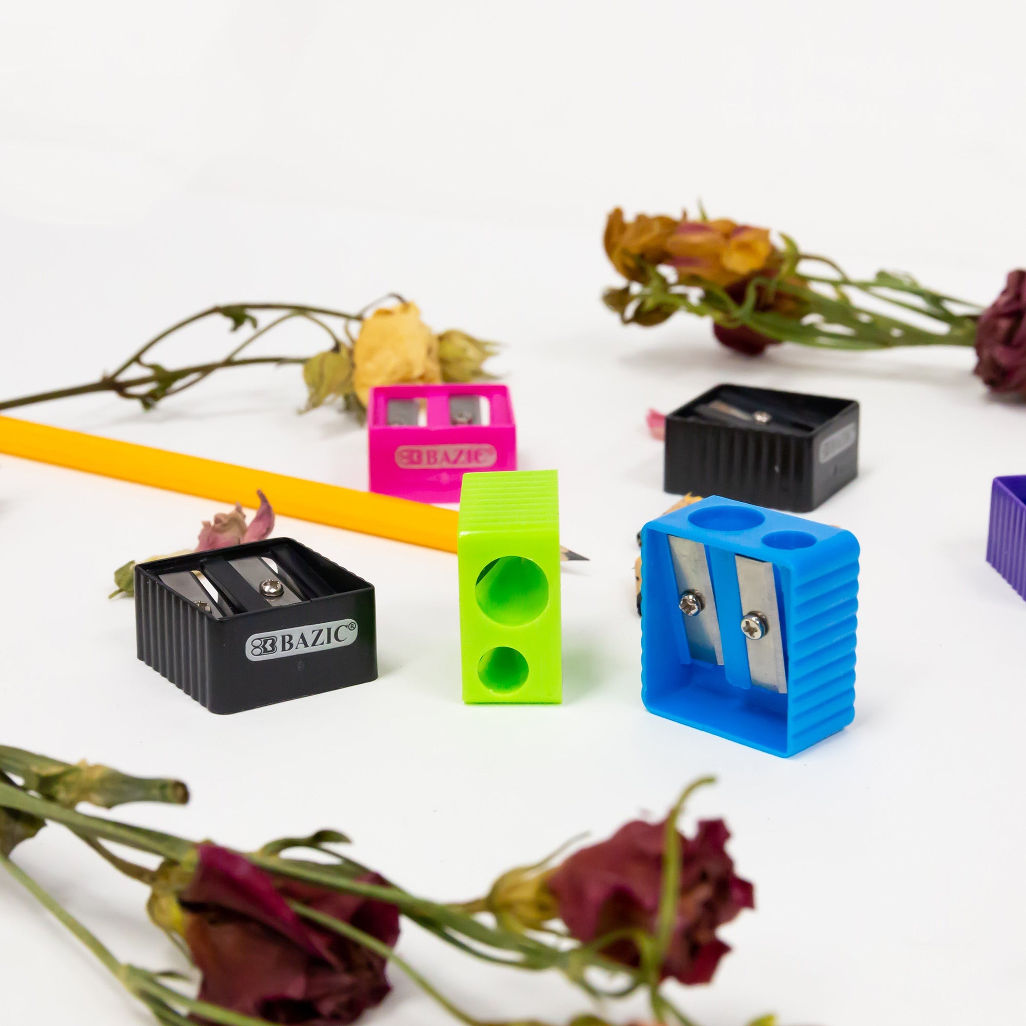 Cora Dual Hole Square Sharpener (6/Pack)