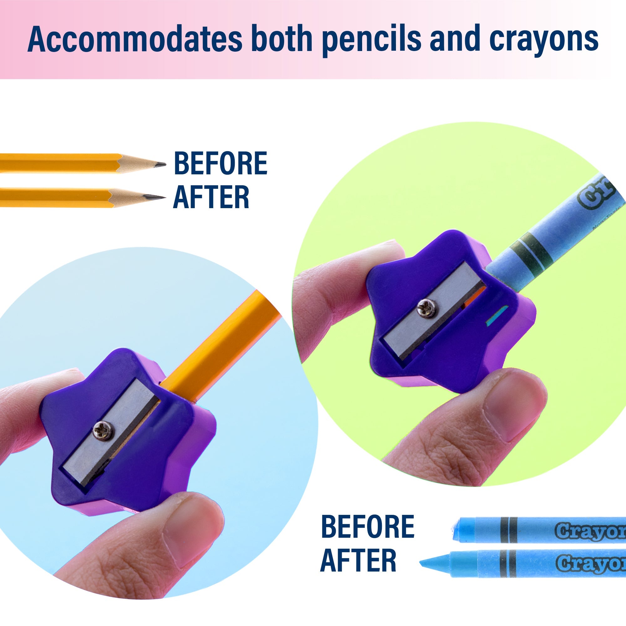 Fun Shaped Pencil Sharpener (12/Pack)