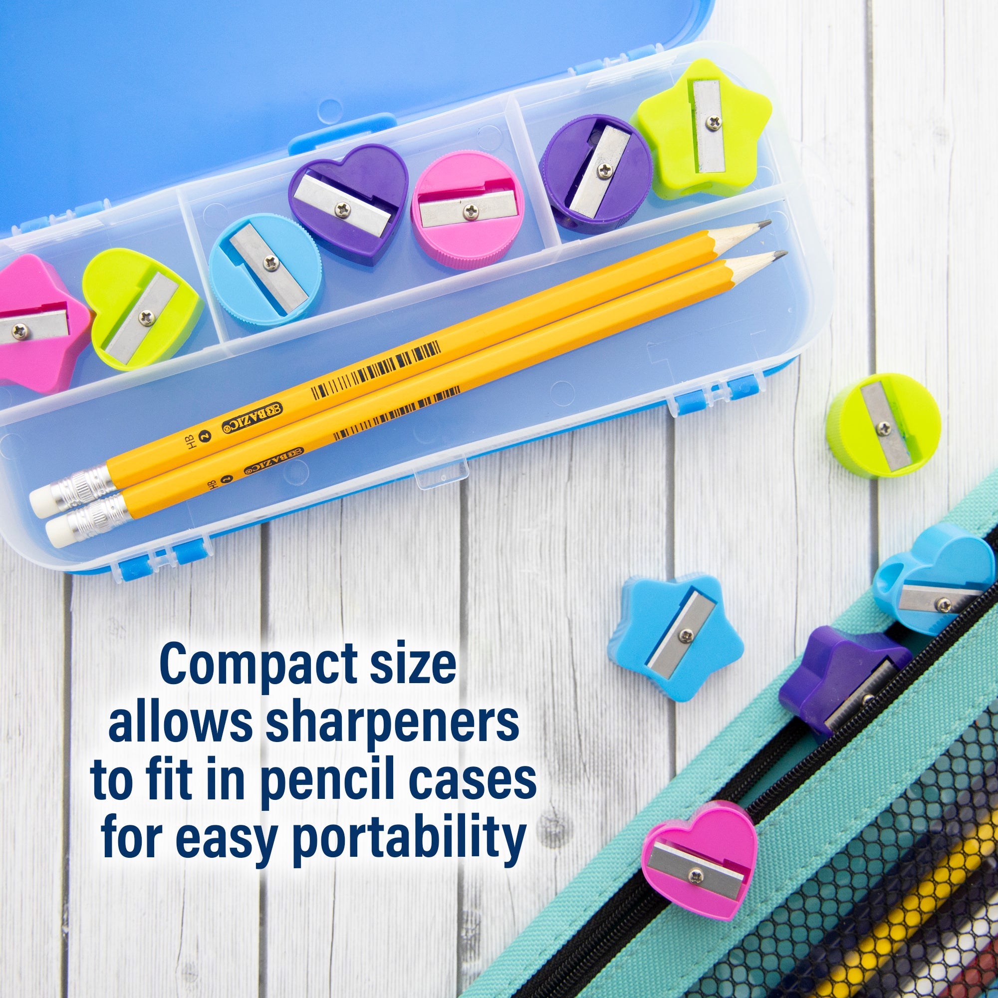 Fun Shaped Pencil Sharpener (12/Pack)