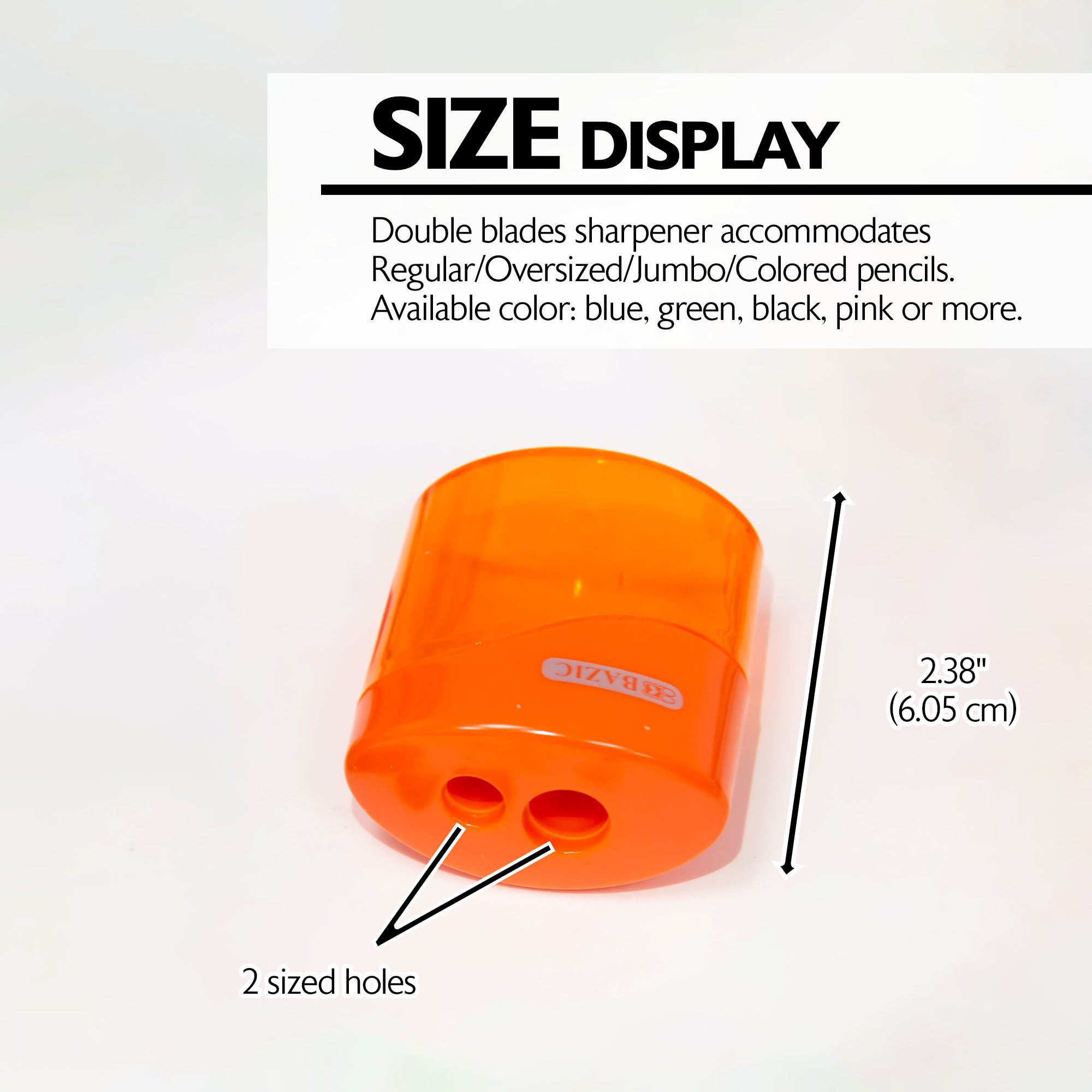 Sophie Dual Hole Sharpener w/ Square Receptacle