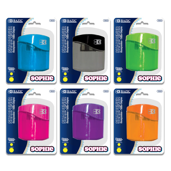 Sophie Dual Hole Sharpener w/ Square Receptacle