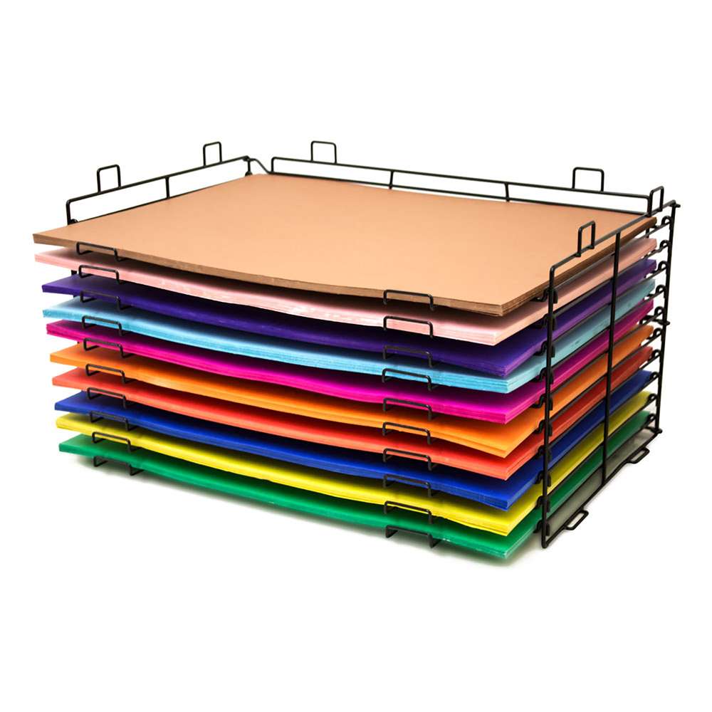 22" X 28" 10-Slots Poster Board Display Rack Art Drying Rack
