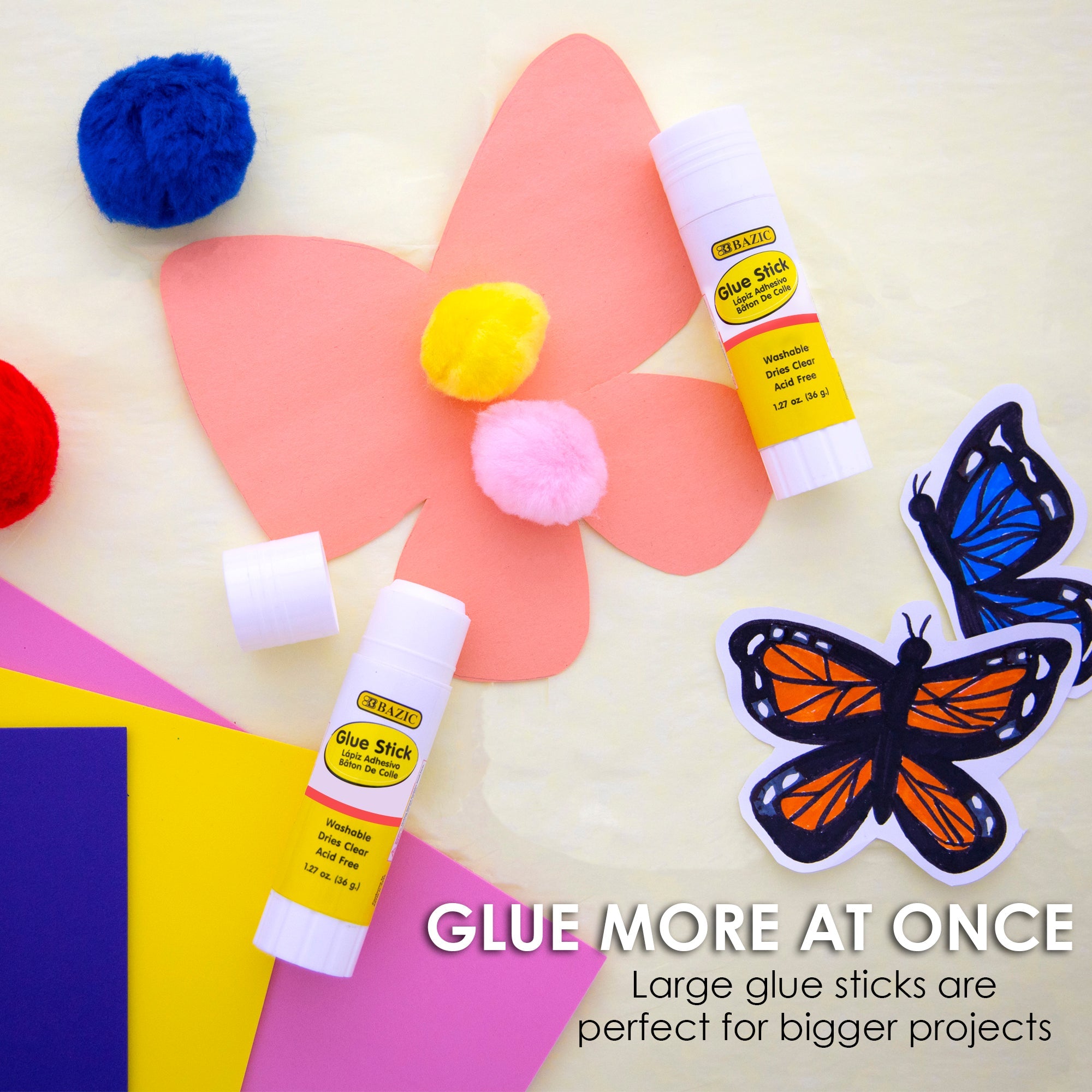 Glue Stick All Purpose 0.7 oz (21g)(3/Pack)