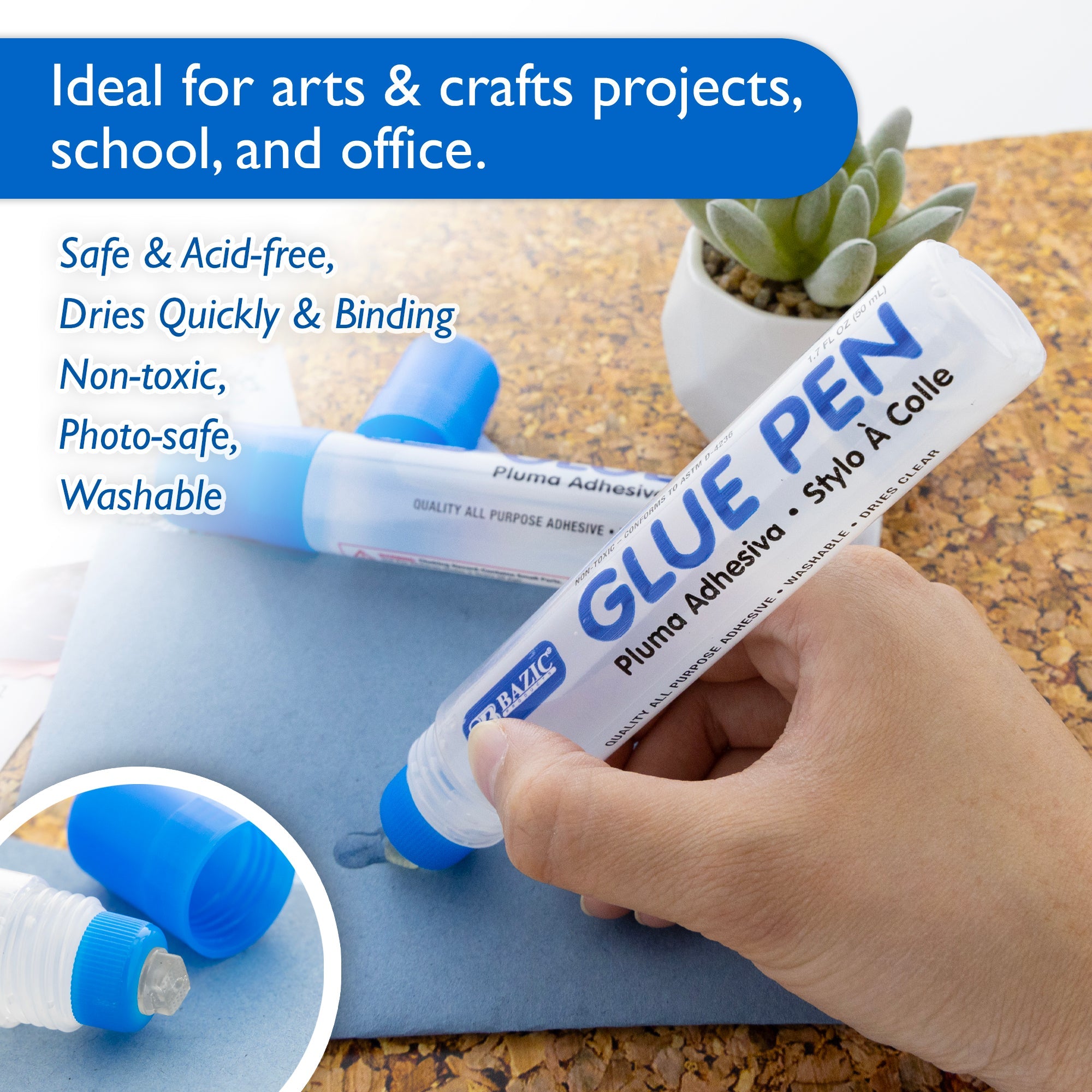 Glue Pen 1.7 FL OZ (50 mL) (3/Pack)