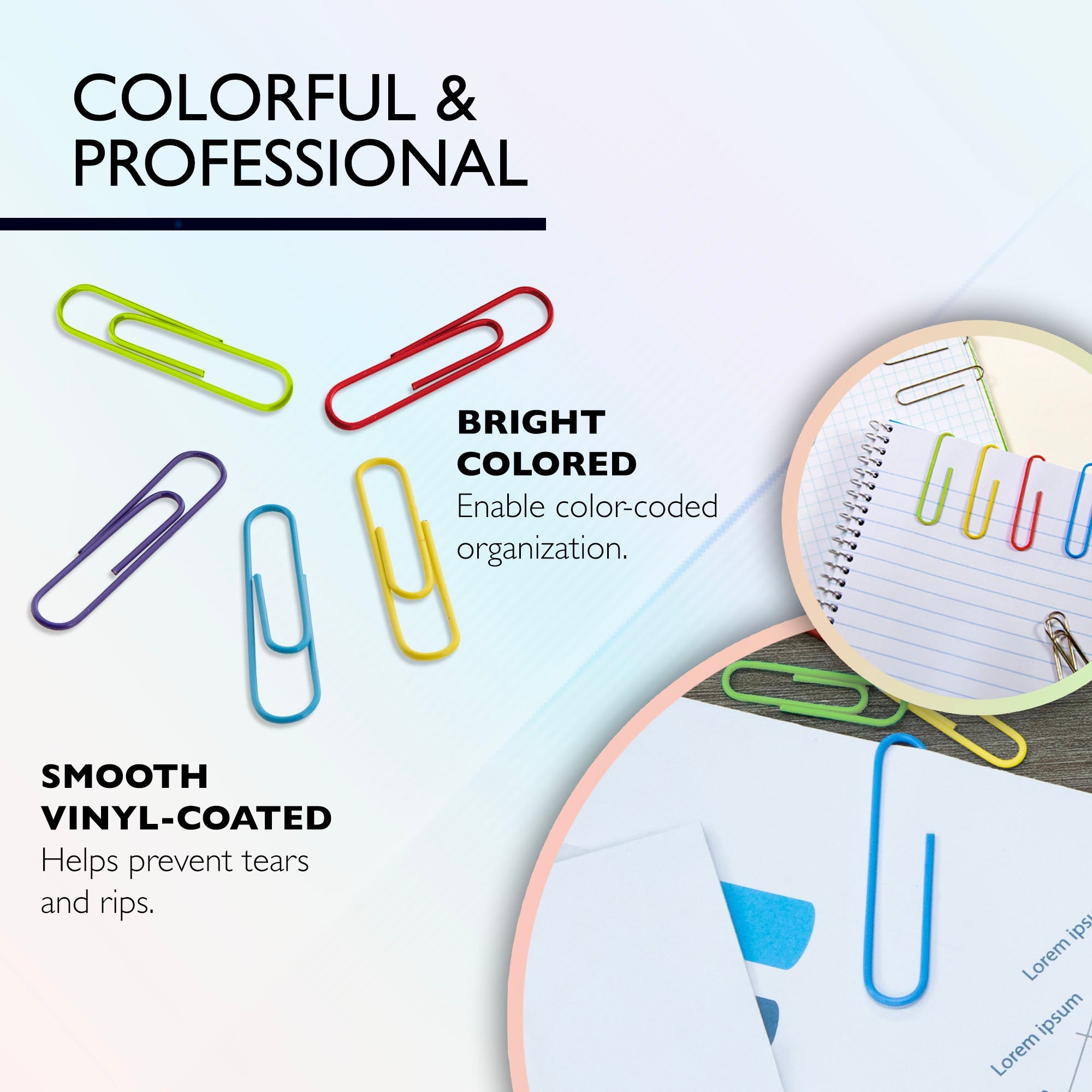 Paper Clip (33mm) No.1 Regular Color (200/Pack)