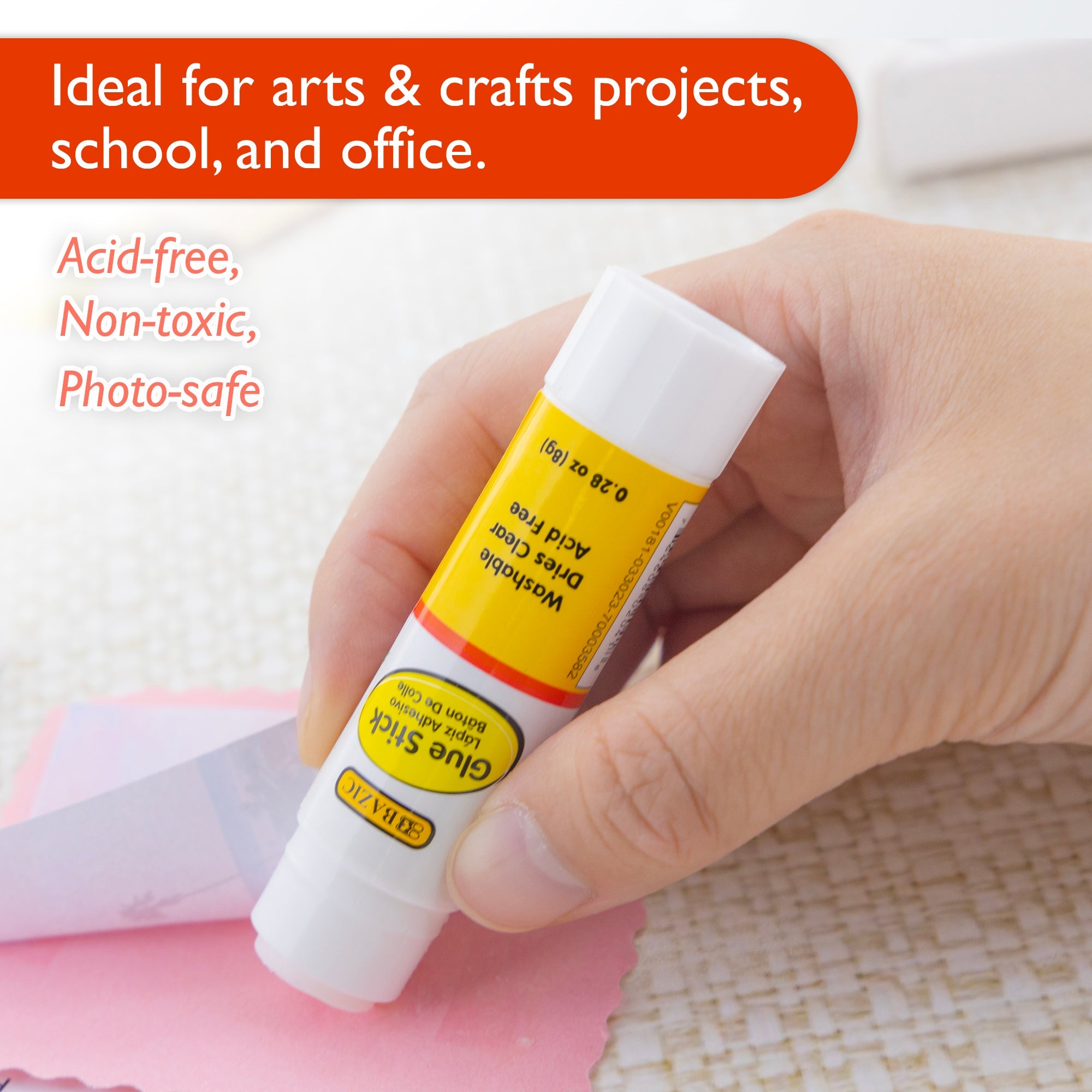 Glue Stick All Purpose 0.28 oz (8g)(4/Pack)