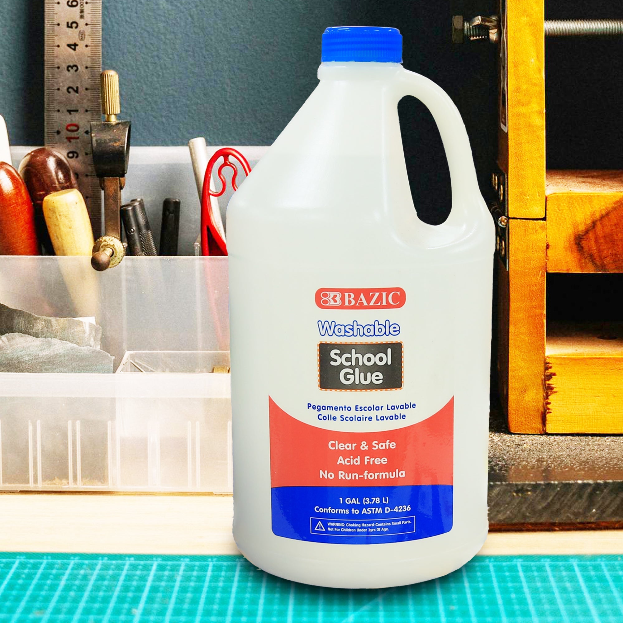 Clear Washable School Glue 1 Gallon