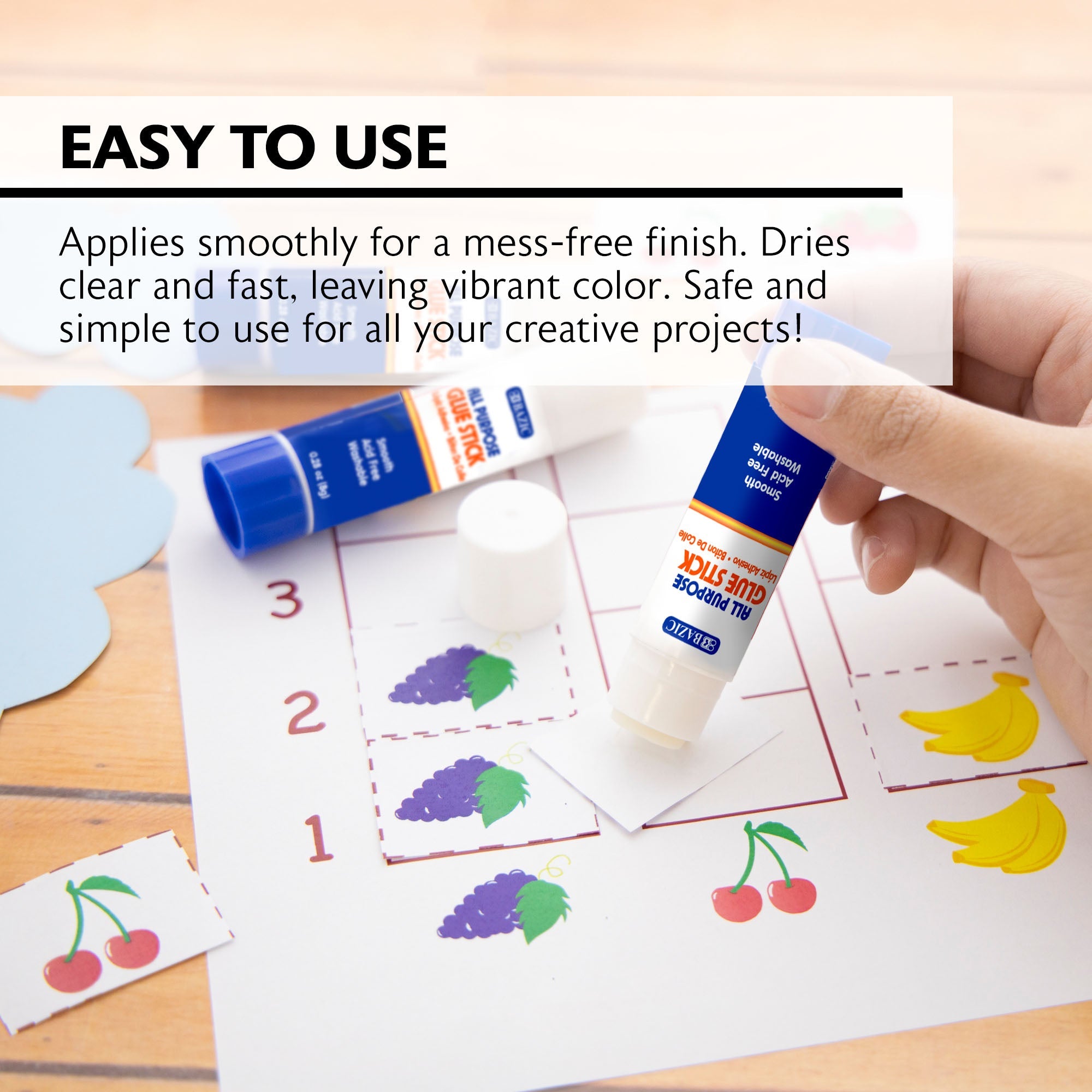 Glue Stick Premium 0.28 oz (8g)(4/Pack)