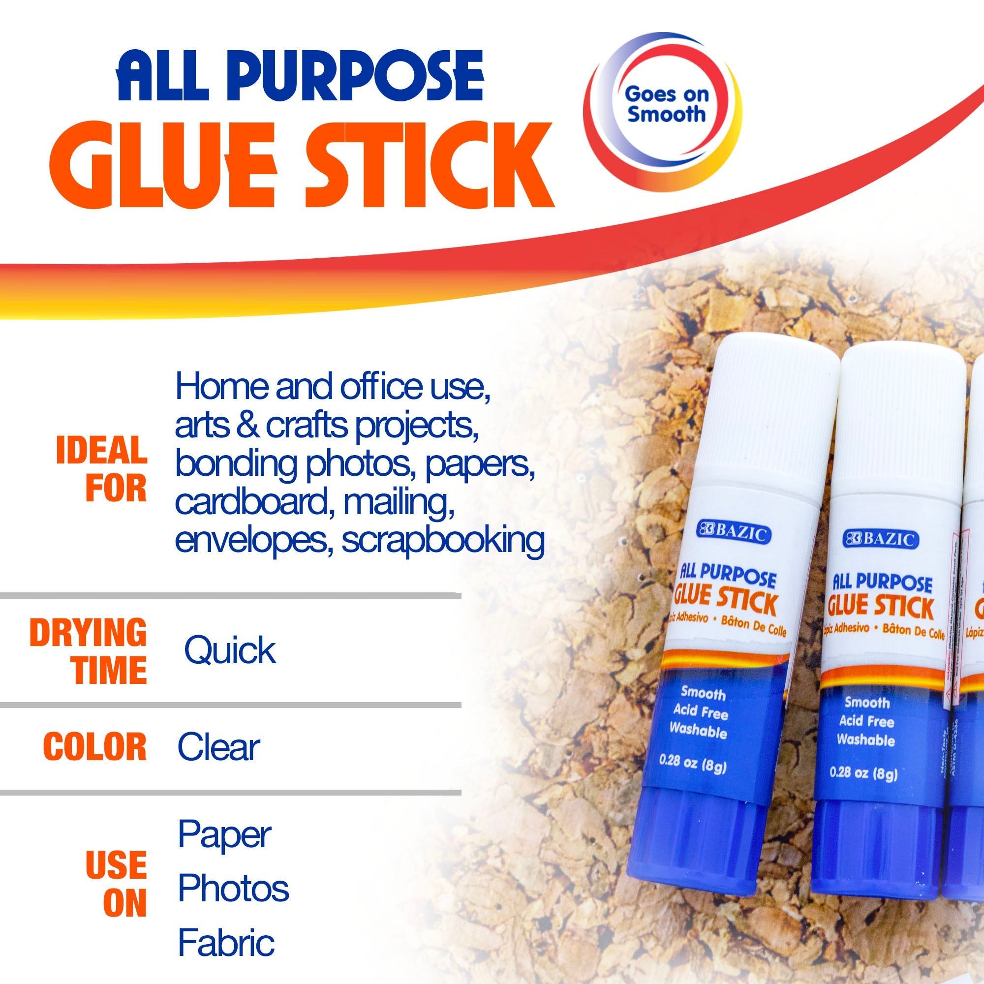 Glue Stick Premium Pack 0.28 oz (8g)