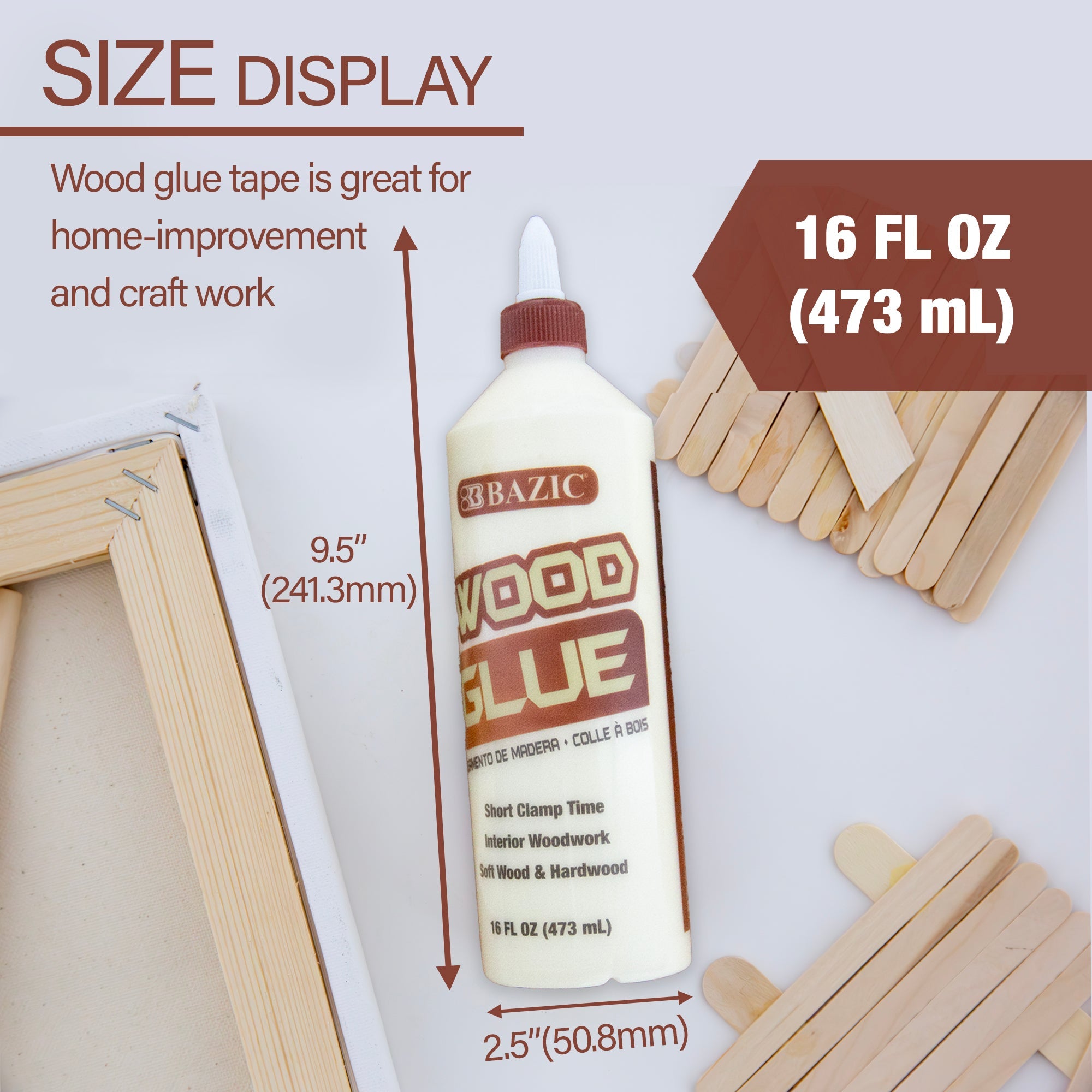 Wood Glue Jumbo Strong Bond 16 FL OZ (473 mL)