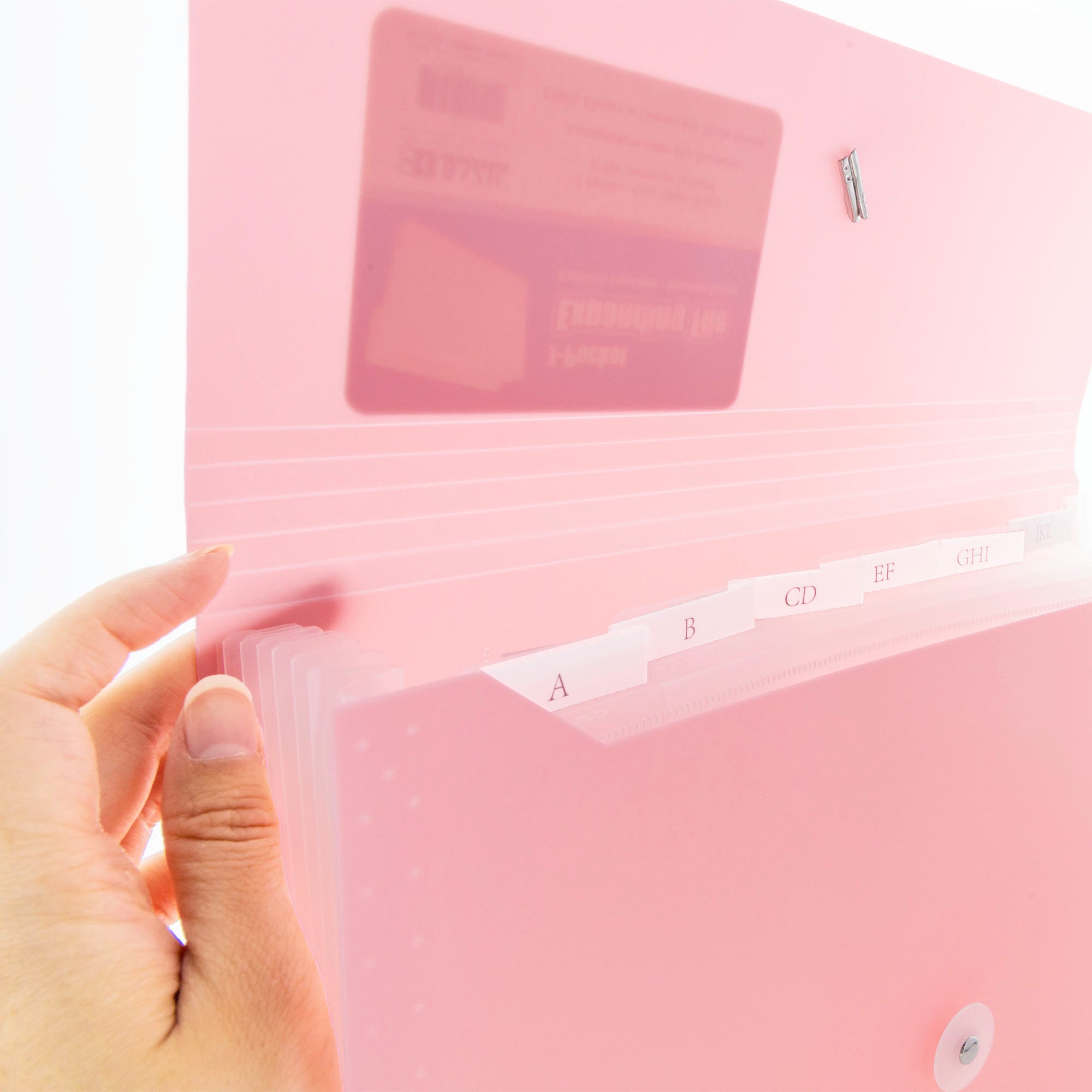 Expanding File A4/Letter Size Poly 7-Pocket Pastel Edition