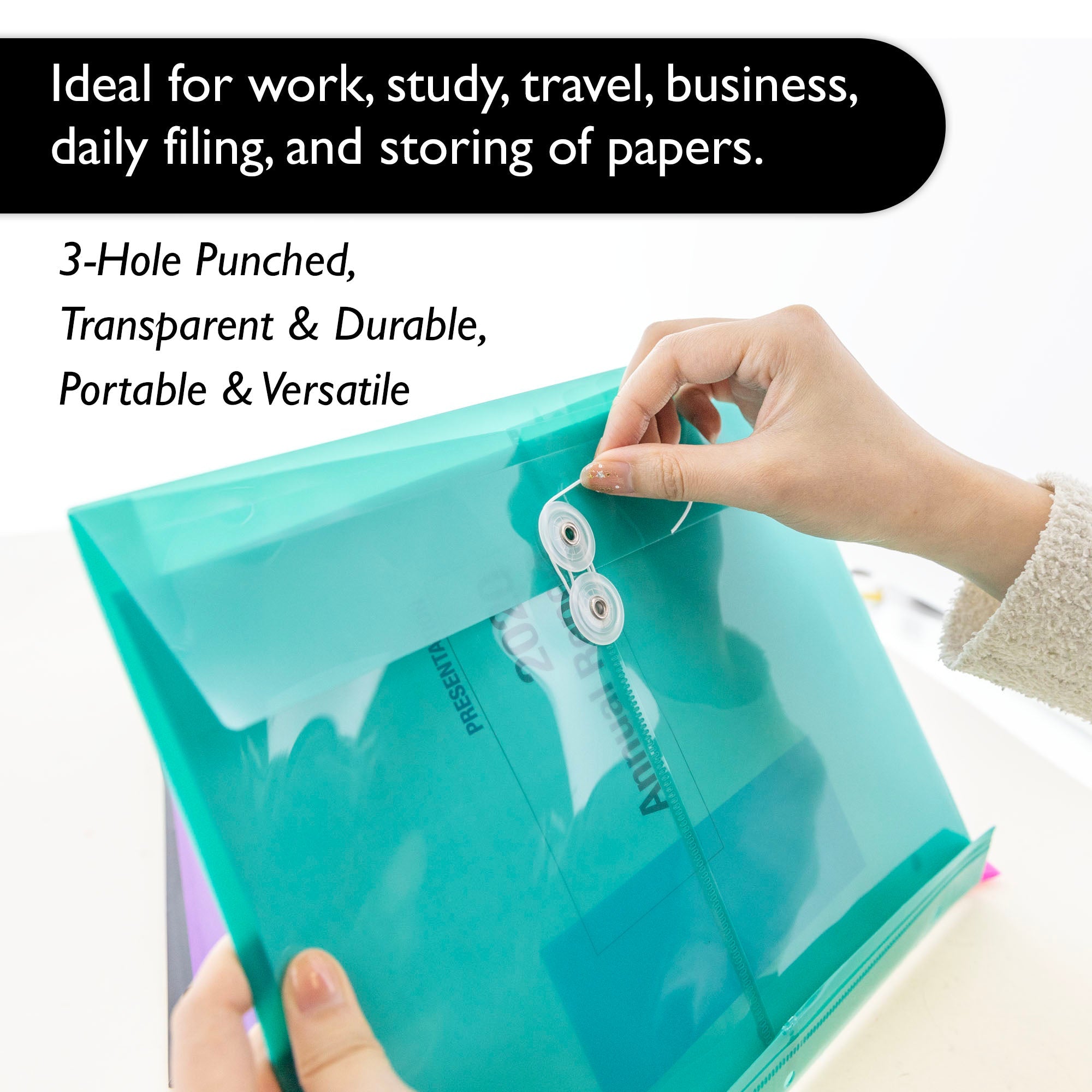 Poly Project Envelopes (5/Pack)