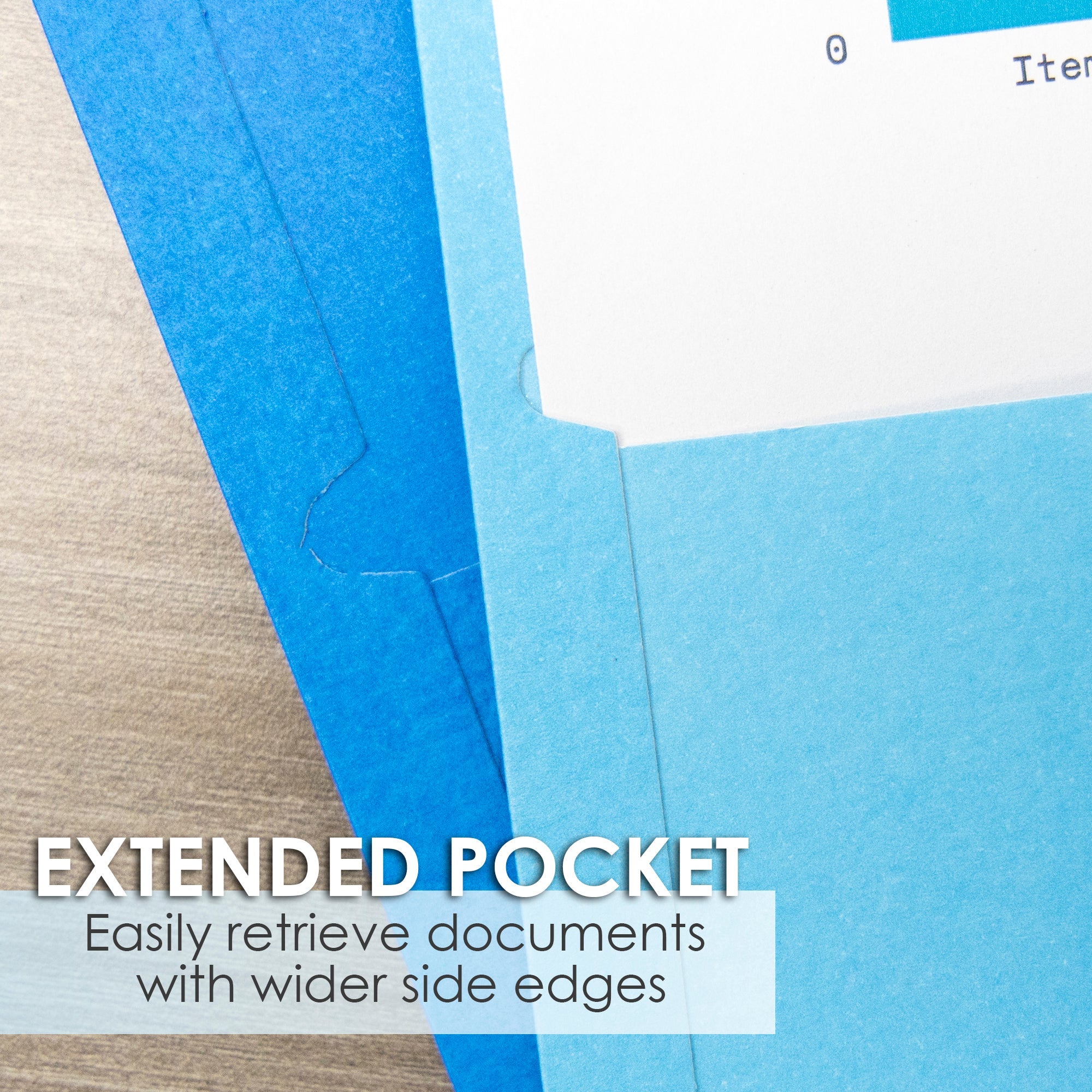 2-Pockets Portfolios Premium Assorted Color (25/Box)
